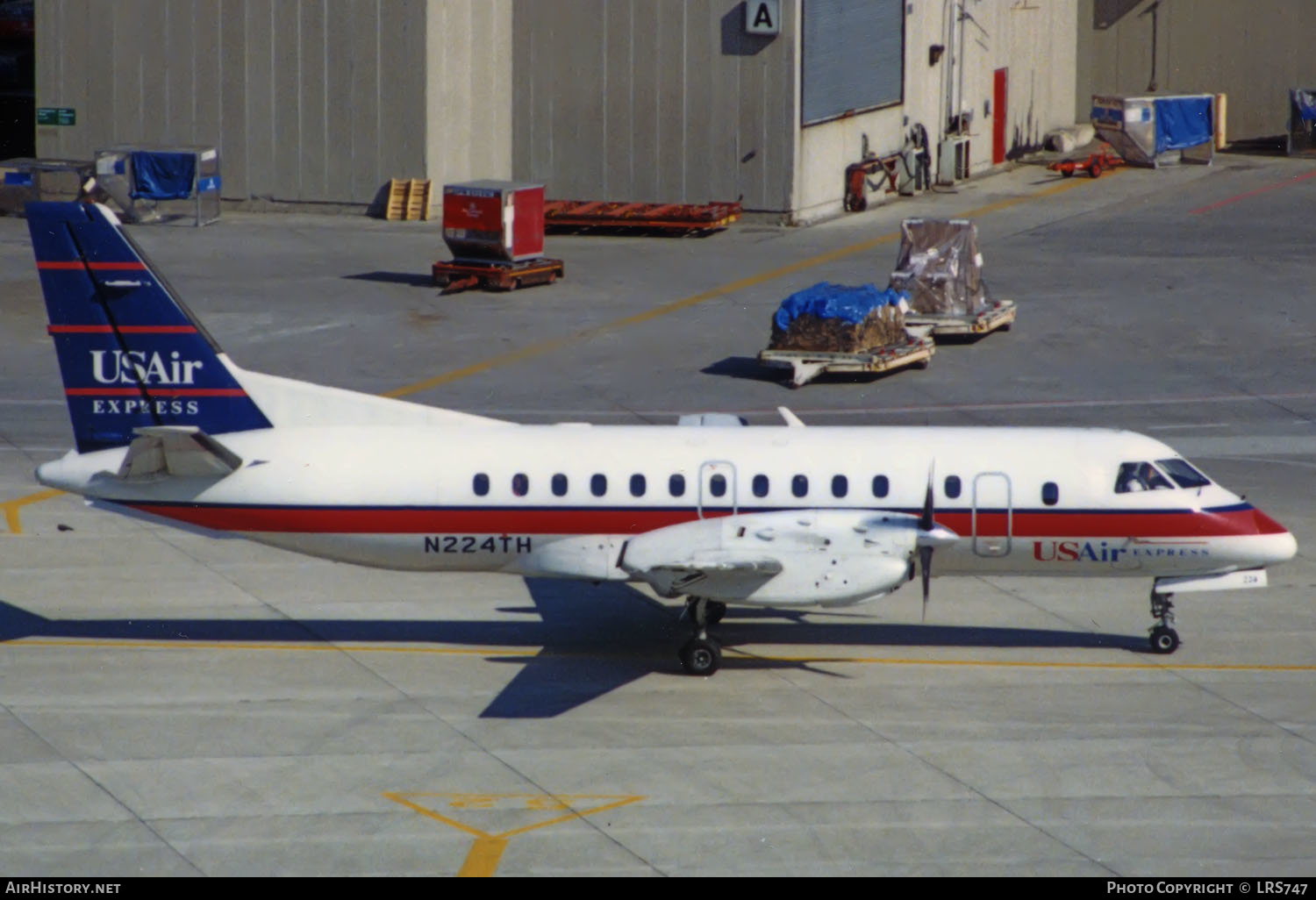 Aircraft Photo of N224TH | Saab 340B | USAir Express | AirHistory.net #362650