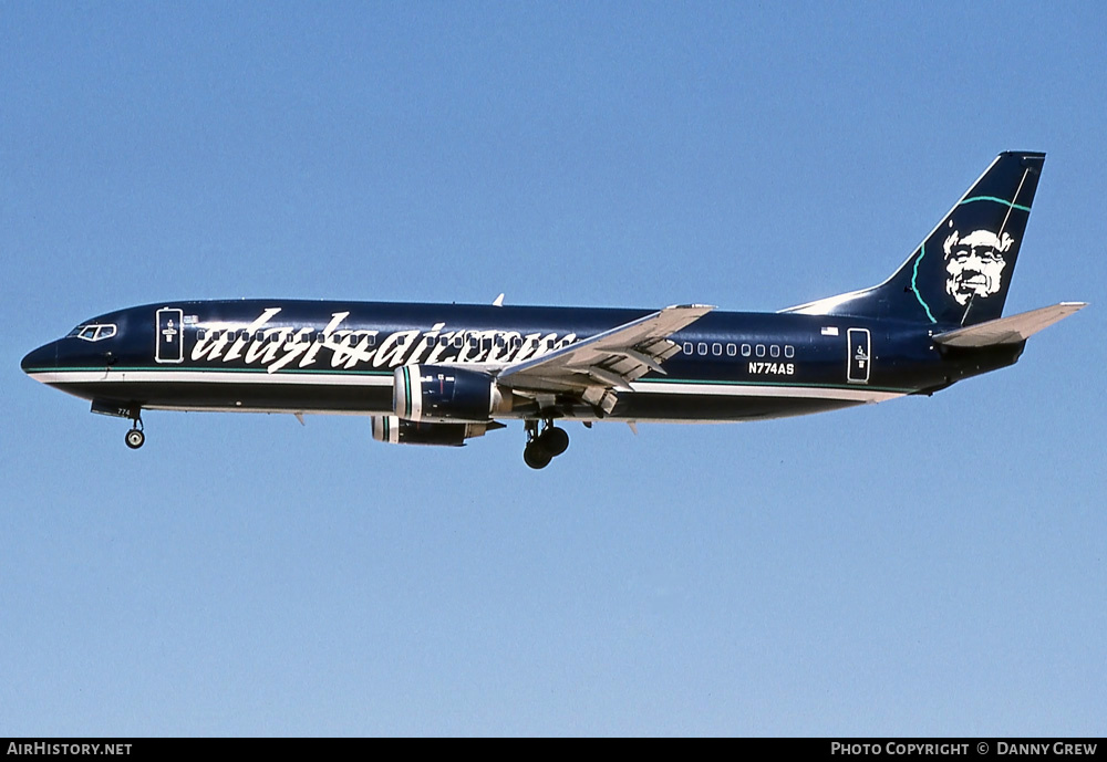 Aircraft Photo of N774AS | Boeing 737-4Q8 | Alaska Airlines | AirHistory.net #362651