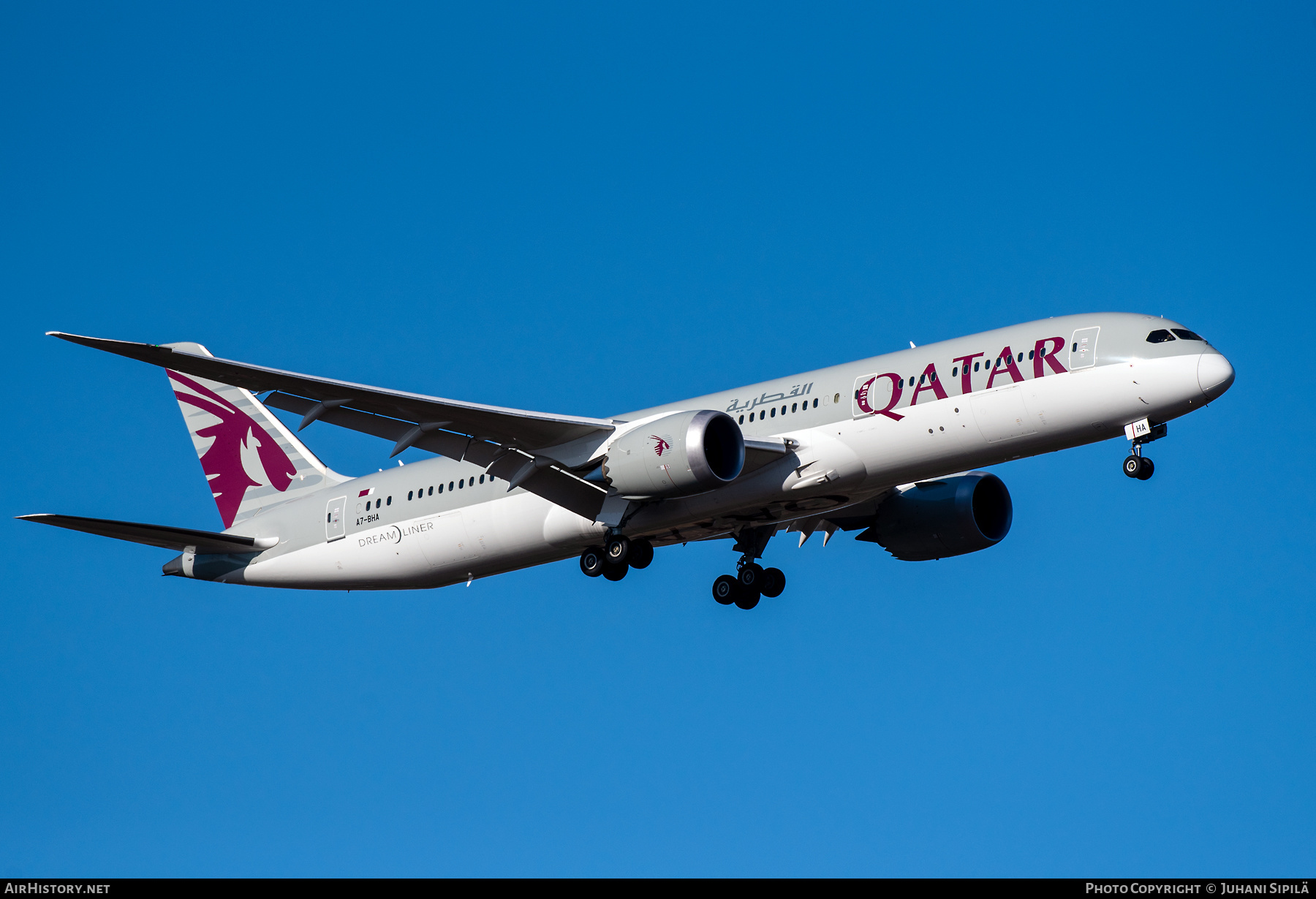 Aircraft Photo of A7-BHA | Boeing 787-9 Dreamliner | Qatar Airways | AirHistory.net #362680