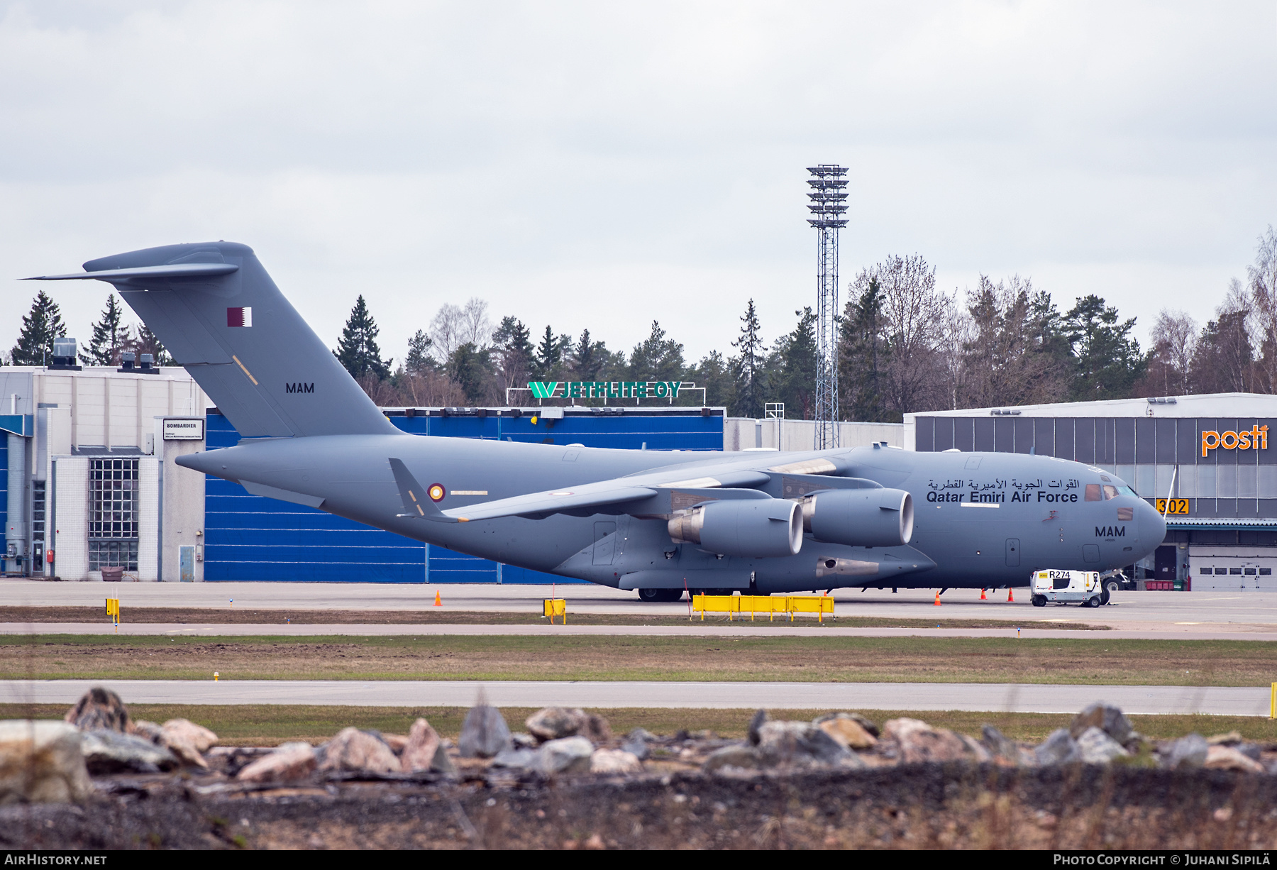 Aircraft Photo of A7-MAM / MAM | Boeing C-17A Globemaster III | Qatar - Air Force | AirHistory.net #362682