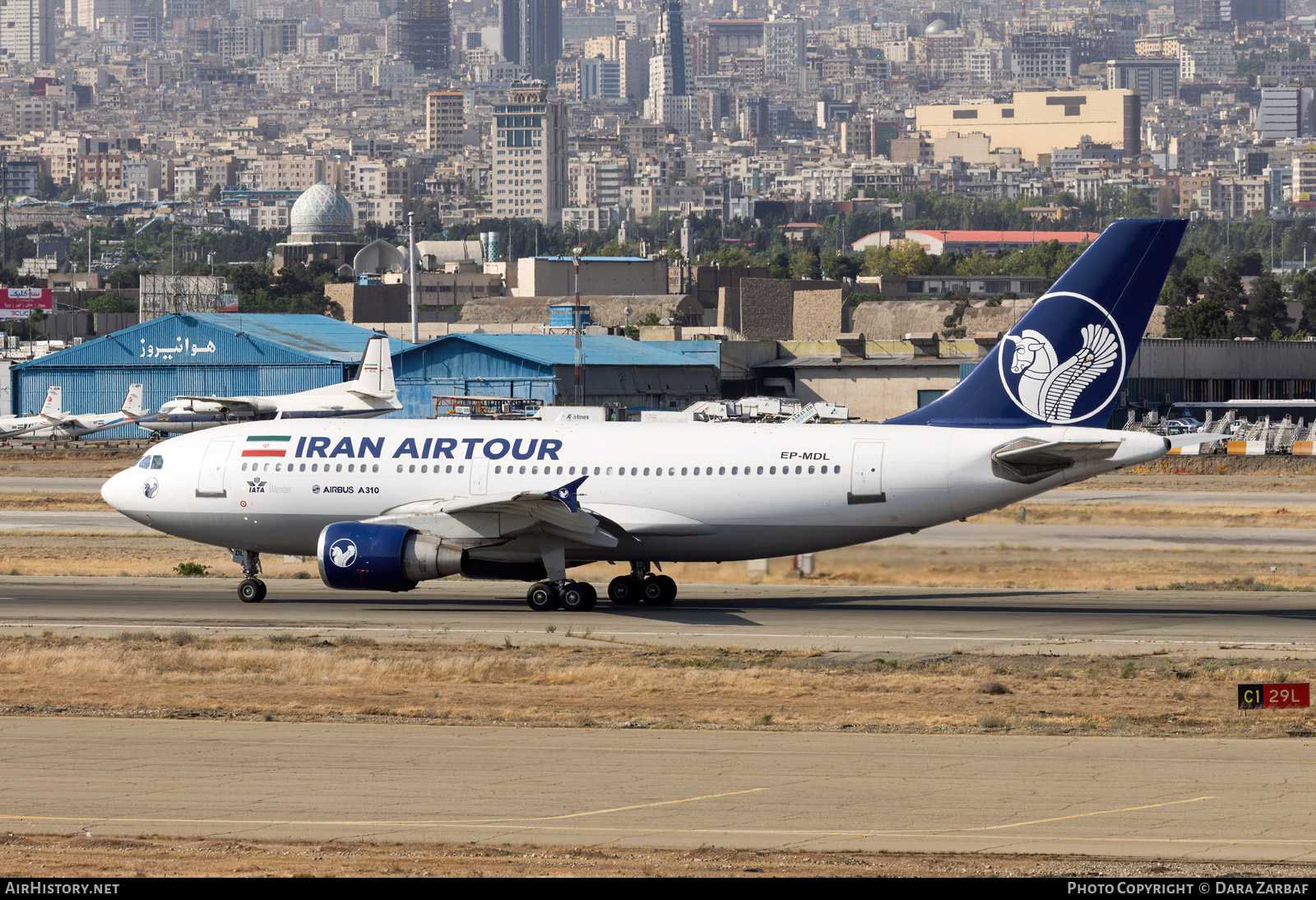 Aircraft Photo of EP-MDL | Airbus A310-325 | Iran AirTour Airlines | AirHistory.net #362697