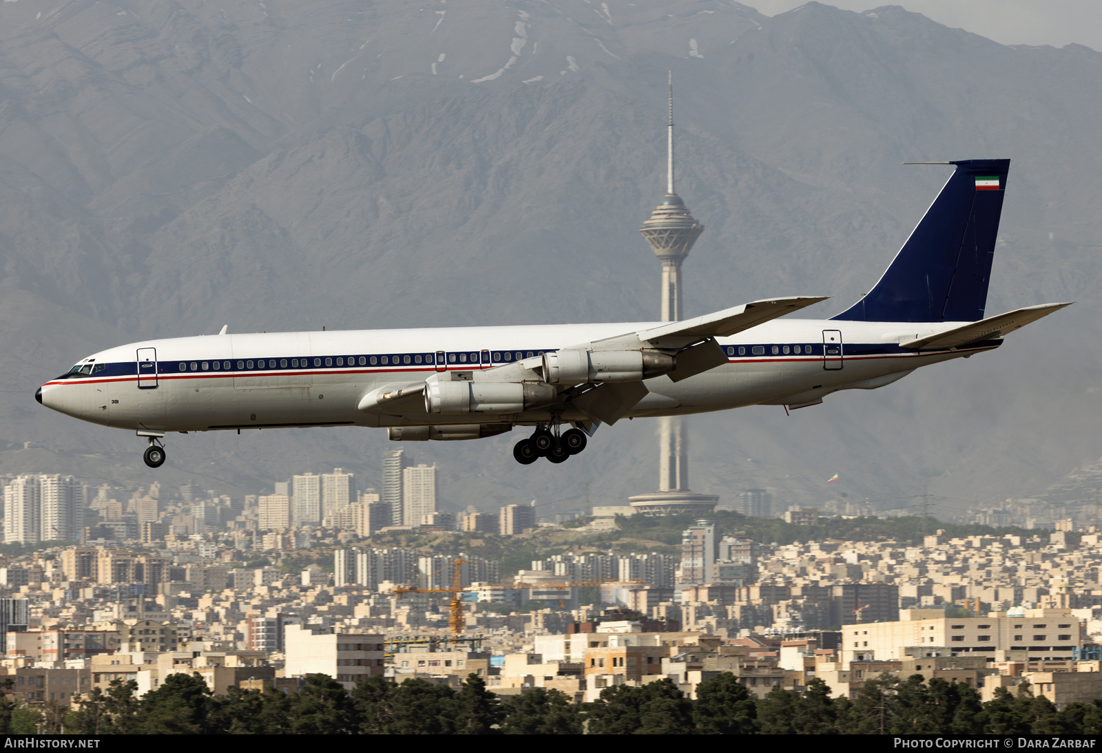 Aircraft Photo of 5-8301 | Boeing 707-3J9C | Iran - Air Force | AirHistory.net #362698
