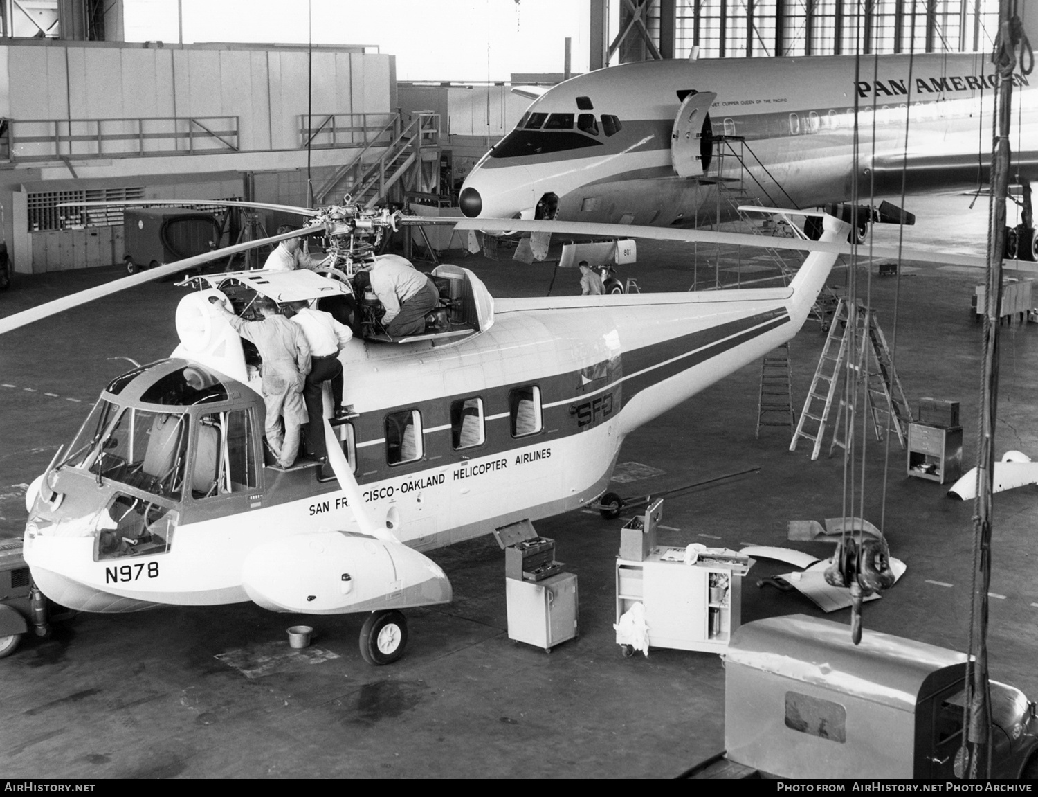 Aircraft Photo of N978 | Sikorsky S-62A | SFO - San Francisco & Oakland Helicopter Airlines | AirHistory.net #362715