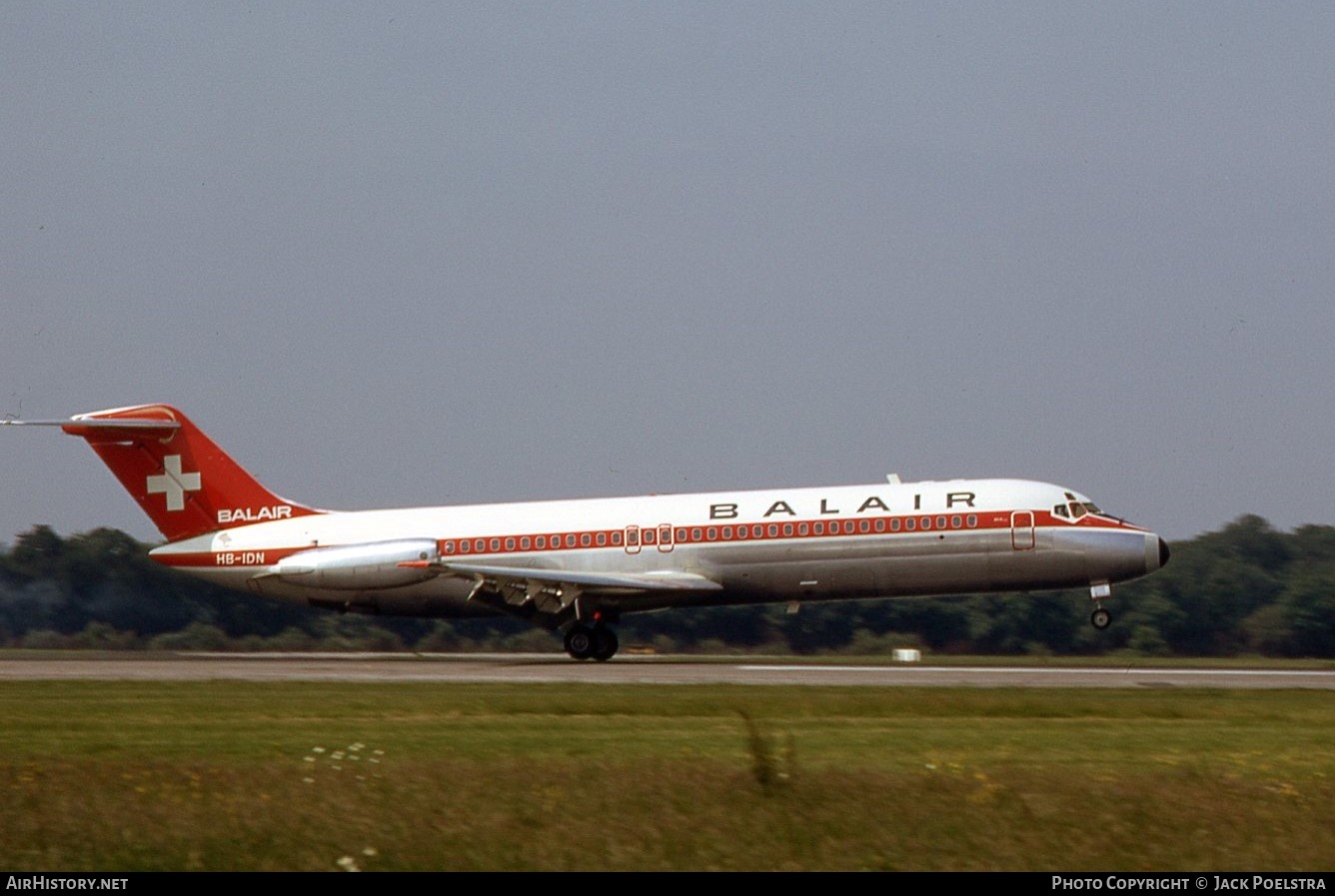 Aircraft Photo of HB-IDN | McDonnell Douglas DC-9-33CF | Balair | AirHistory.net #362743