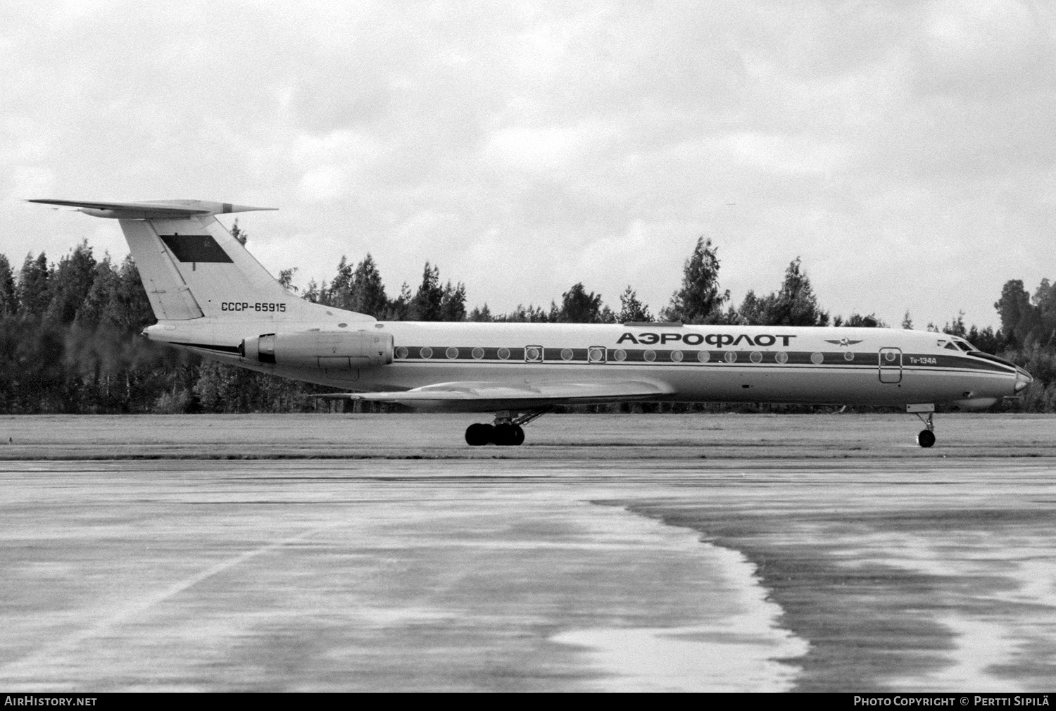 Aircraft Photo of CCCP-65915 | Tupolev Tu-134AK | Aeroflot | AirHistory.net #362756