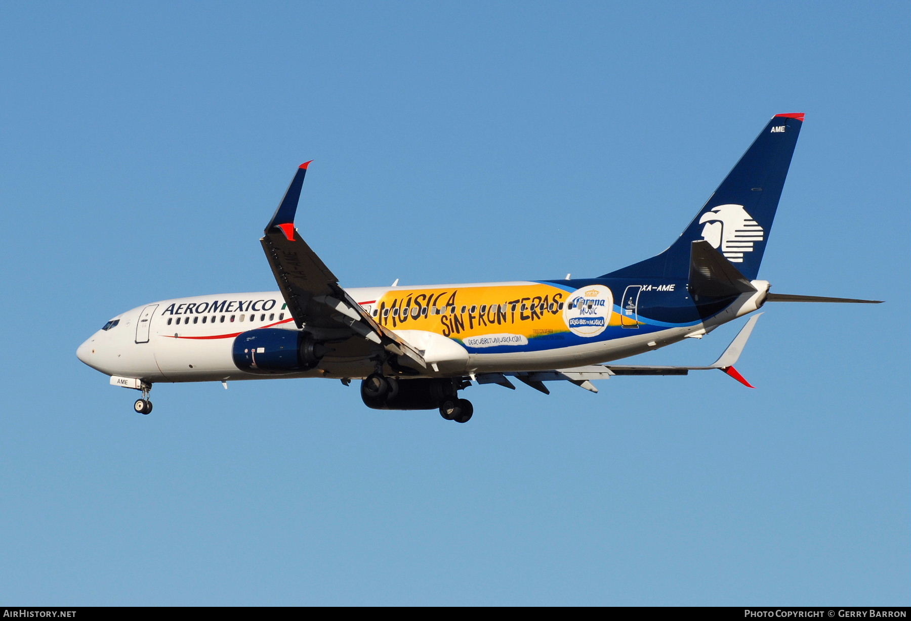 Aircraft Photo of XA-AME | Boeing 737-852 | AeroMéxico | AirHistory.net #362777