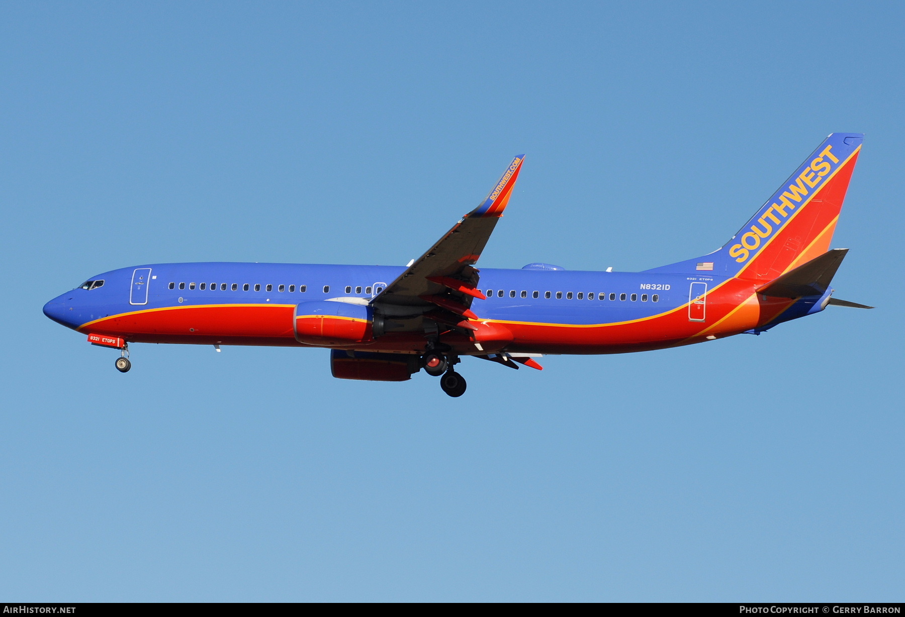 Aircraft Photo of N8321D | Boeing 737-8H4 | Southwest Airlines | AirHistory.net #362782