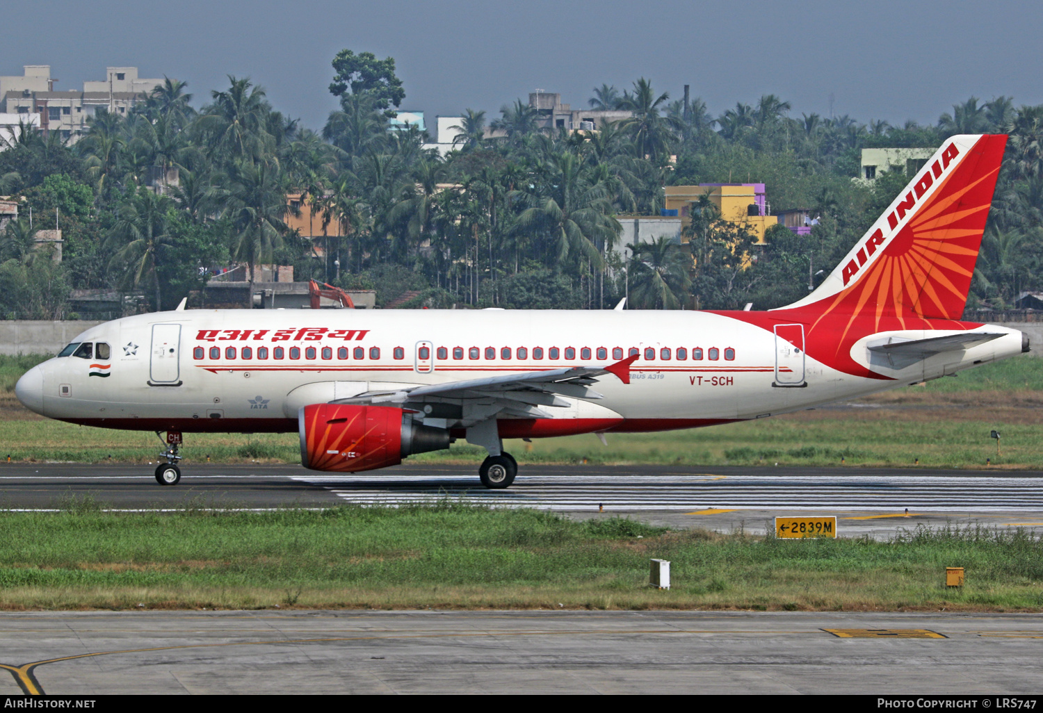 Aircraft Photo of VT-SCH | Airbus A319-112 | Air India | AirHistory.net #362790