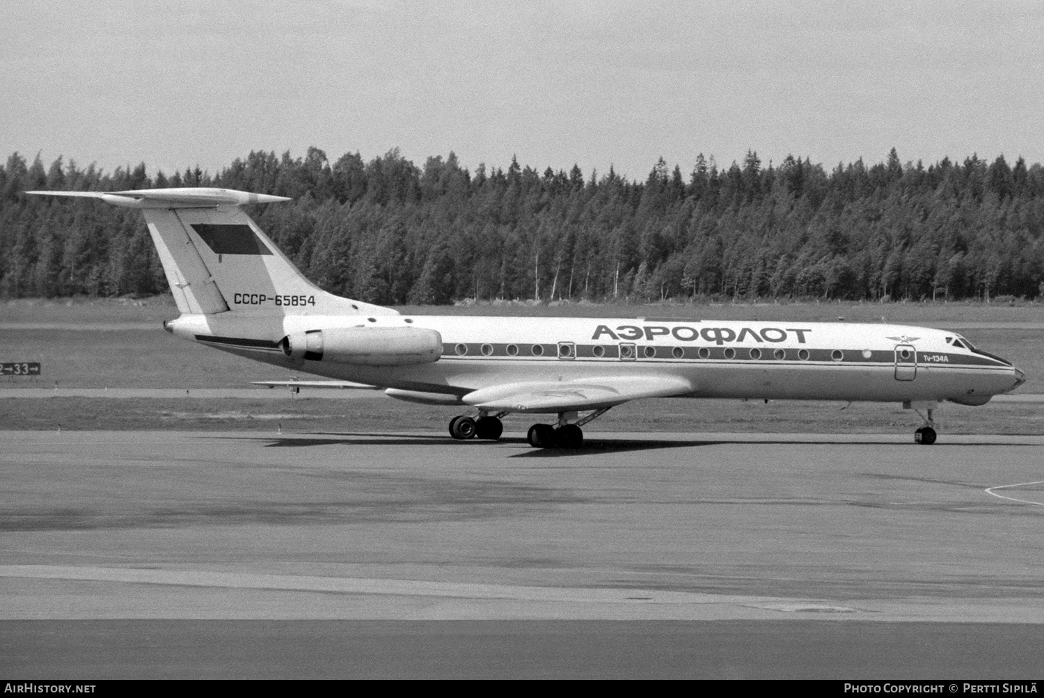 Aircraft Photo of CCCP-65854 | Tupolev Tu-134A | Aeroflot | AirHistory.net #362794