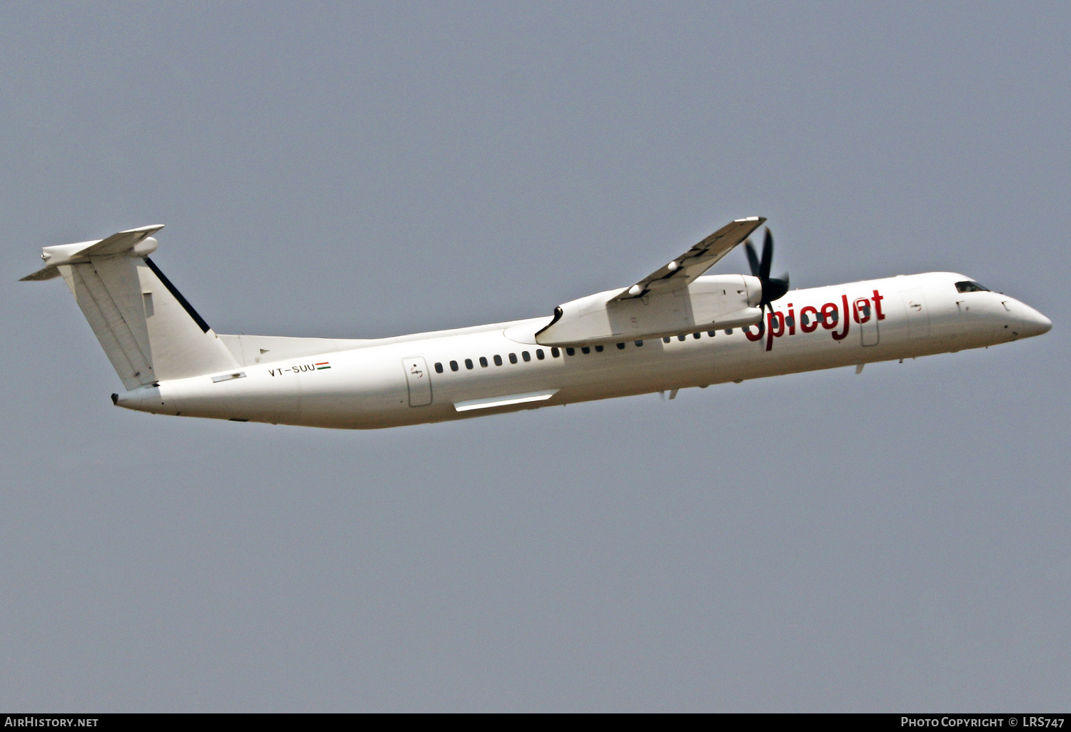 Aircraft Photo of VT-SUU | Bombardier DHC-8-402 Dash 8 | SpiceJet | AirHistory.net #362798