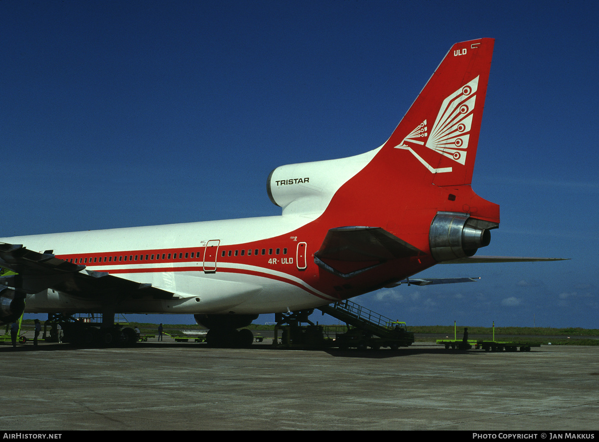 Aircraft Photo of 4R-ULD | Lockheed L-1011-385-1-15 TriStar 100 | AirLanka | AirHistory.net #362818