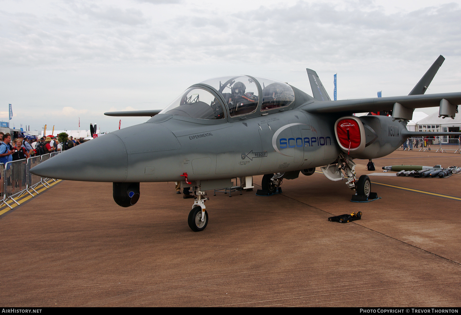 Aircraft Photo of N531TA | Cessna E530 Scorpion | Textron AirLand | AirHistory.net #362832