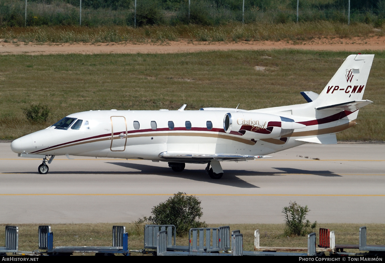 Aircraft Photo of VP-CWM | Cessna 560XL Citation Excel | AirHistory.net #362838