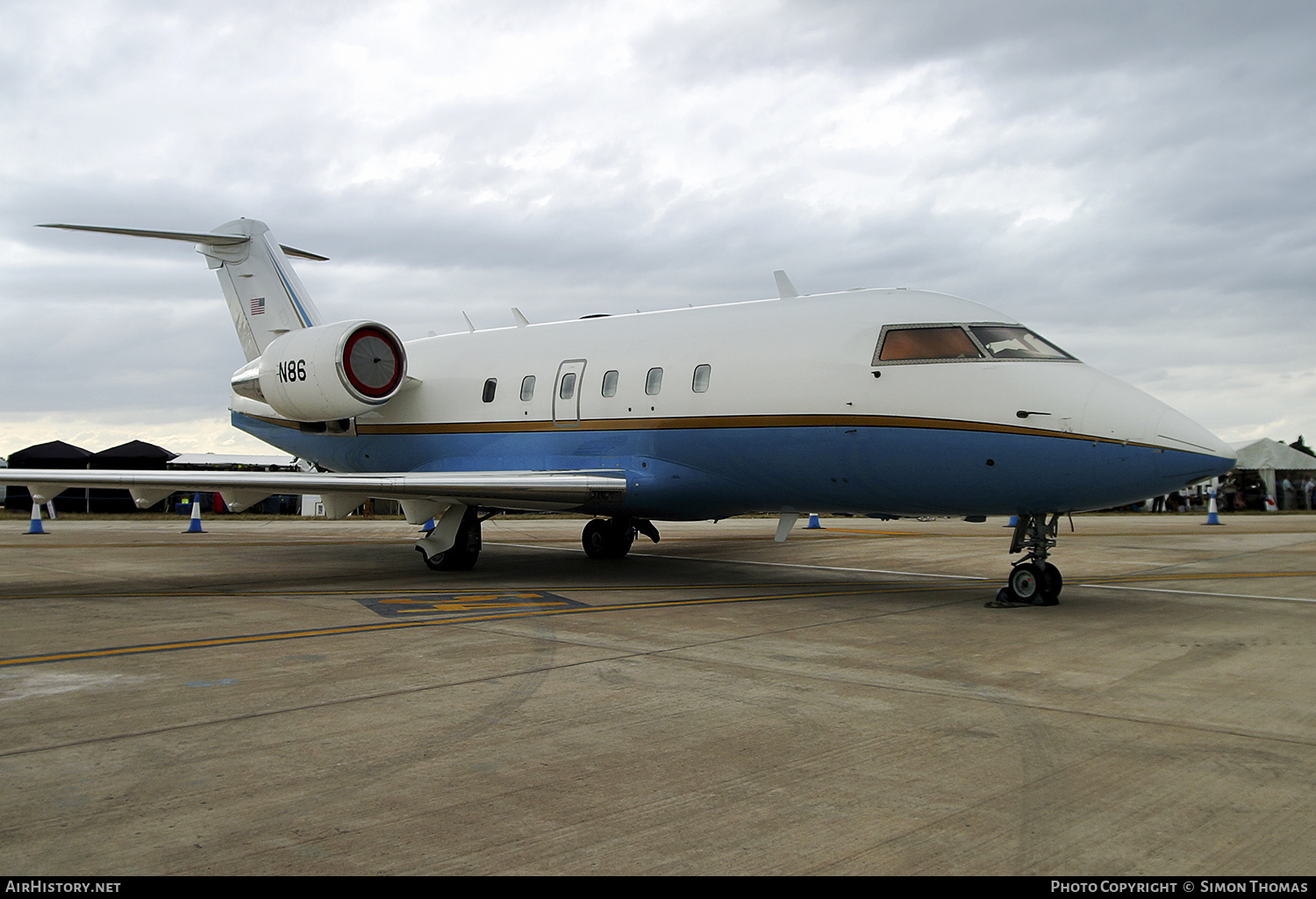 Aircraft Photo of N86 | Canadair Challenger 601-3R (CL-600-2B16) | FAA - Federal Aviation Administration | AirHistory.net #362856