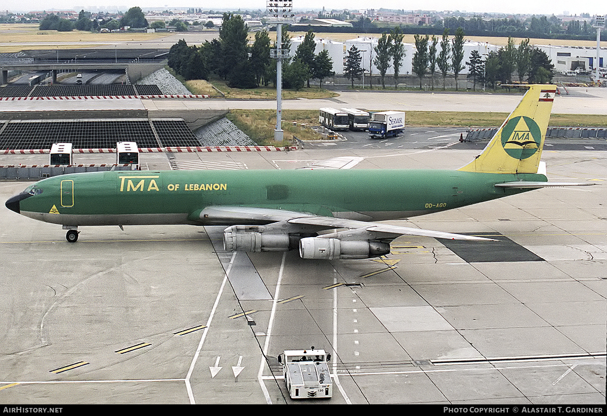 Aircraft Photo of OD-AGO | Boeing 707-321C | TMA of Lebanon - Trans Mediterranean Airways | AirHistory.net #362868