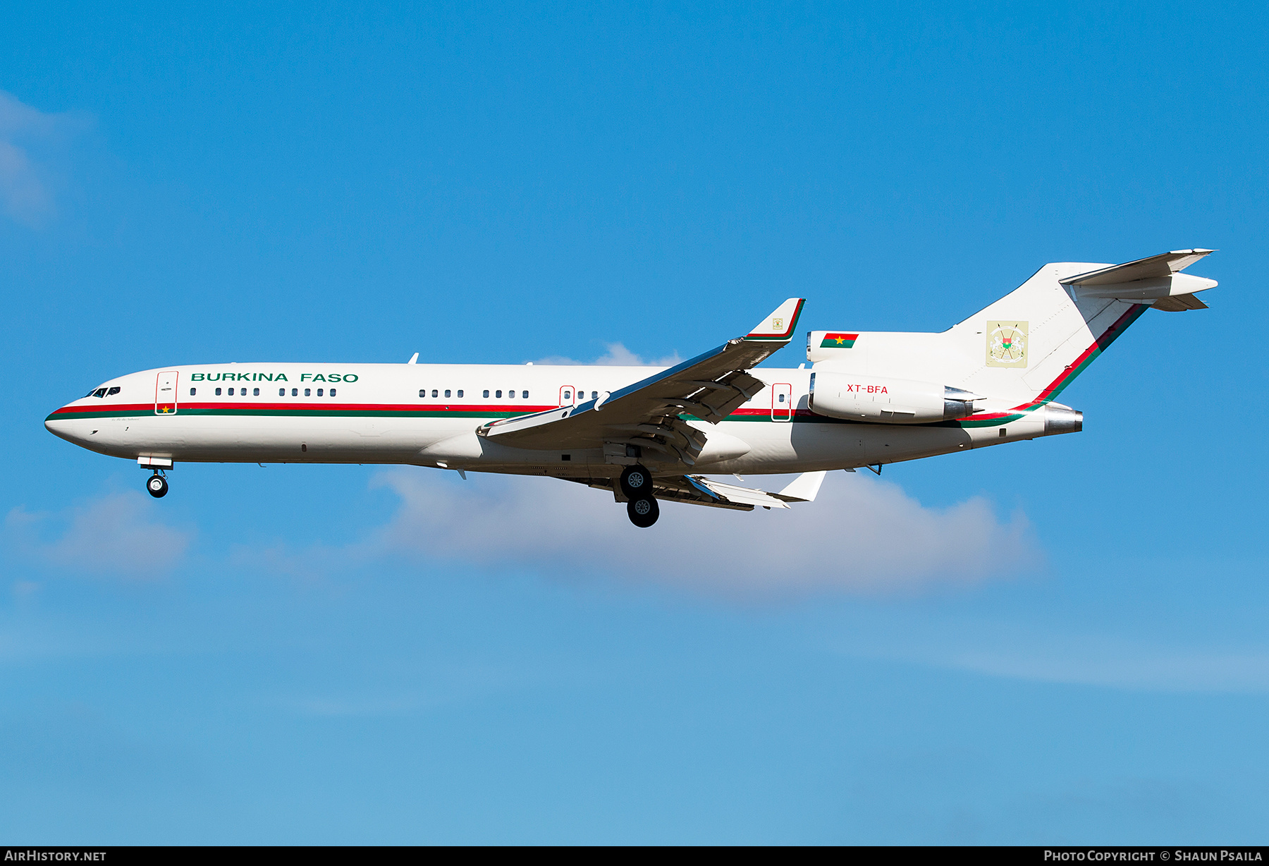 Aircraft Photo of XT-BFA | Boeing 727-282/Adv(RE) Super 27 | Burkina Faso Government | AirHistory.net #362875