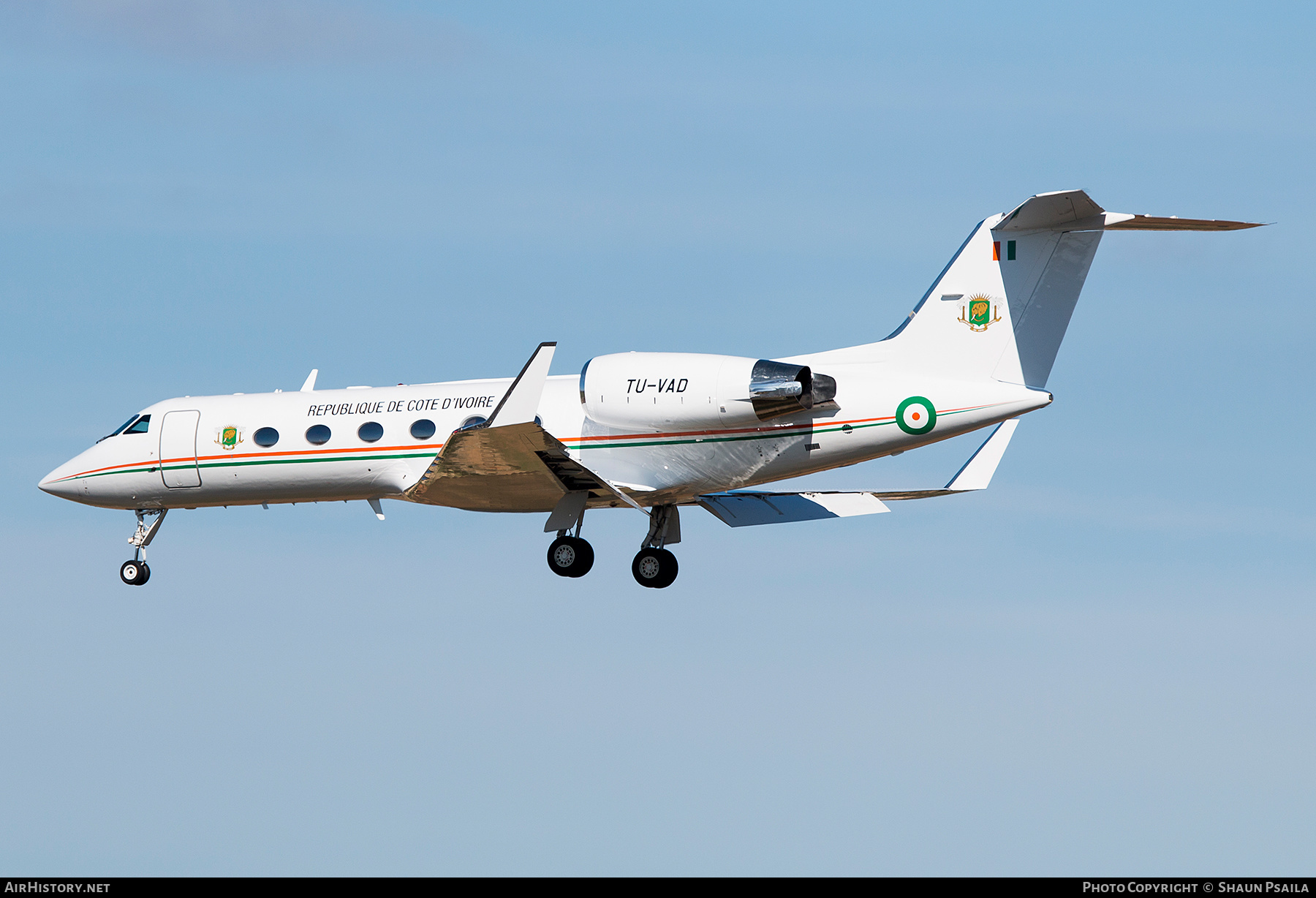 Aircraft Photo of TU-VAD | Gulfstream Aerospace G-IV-X Gulfstream G450 | Ivory Coast - Government | AirHistory.net #362876