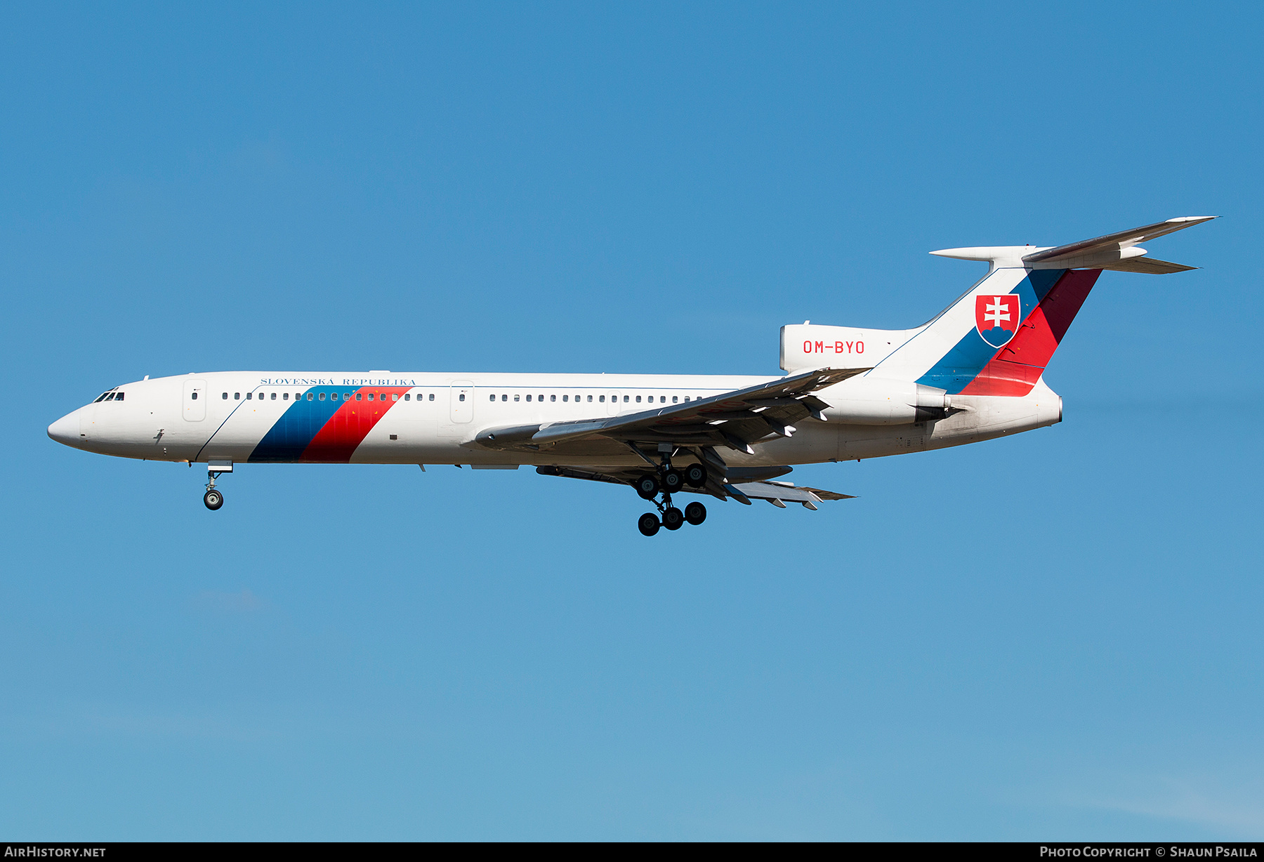 Aircraft Photo of OM-BYO | Tupolev Tu-154M | Slovakia - Government | AirHistory.net #362878