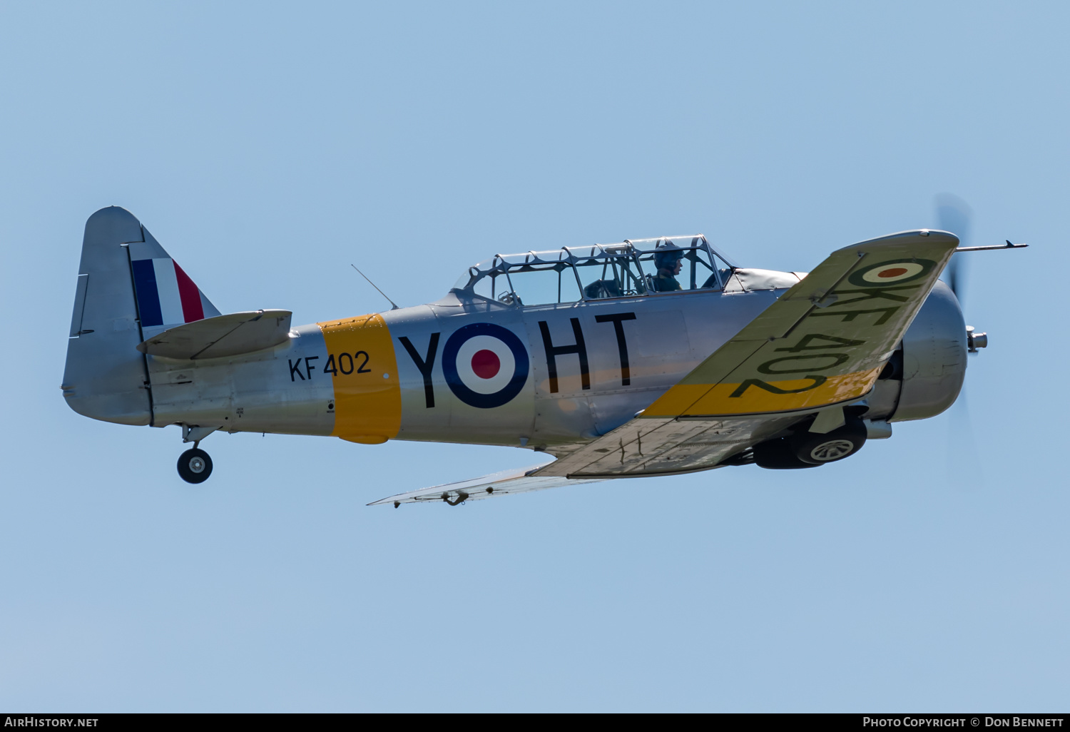 Aircraft Photo of G-TEXN / KF402 | North American T-6G Texan | UK - Air Force | AirHistory.net #362895