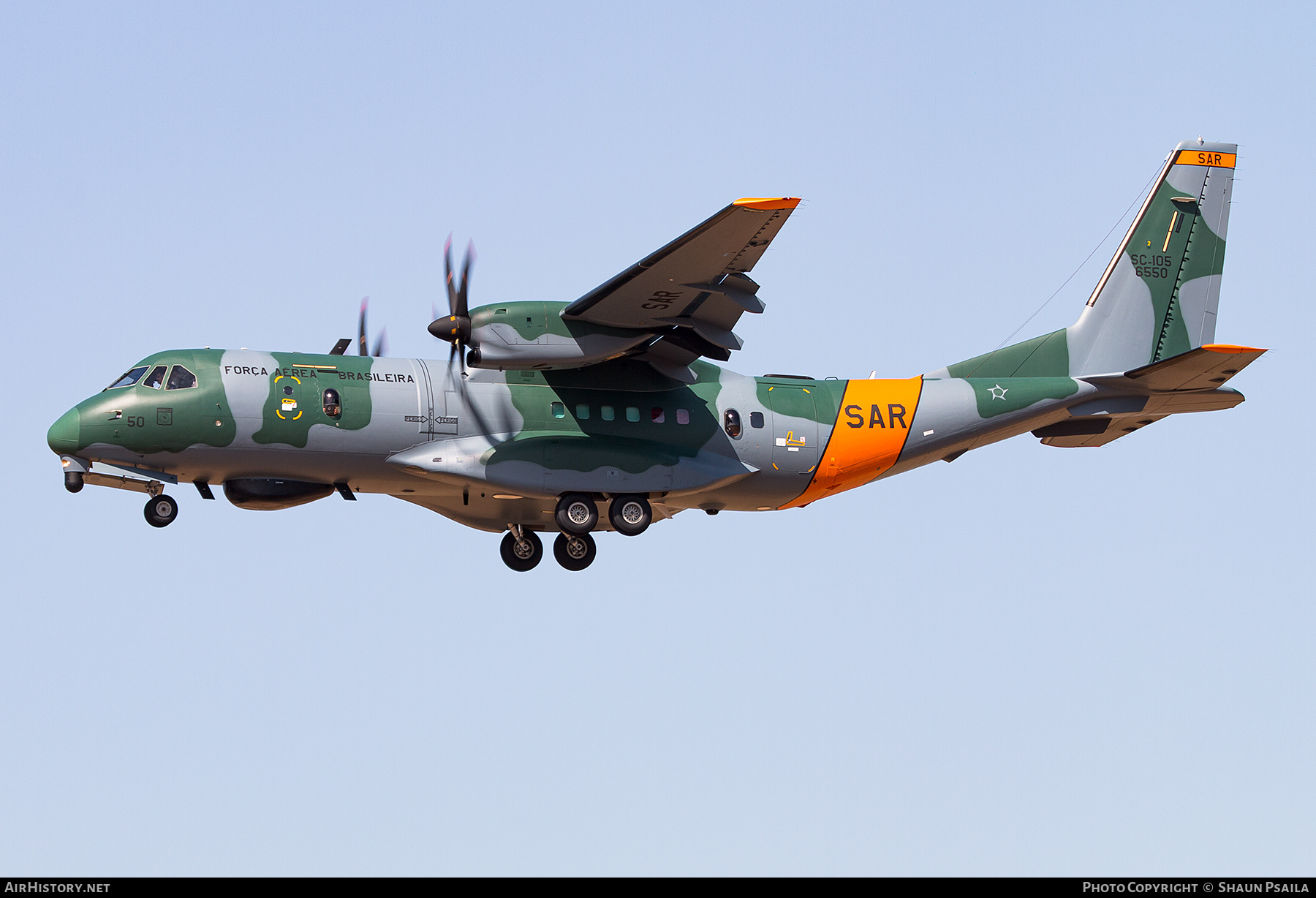 Aircraft Photo of 6550 | CASA SC-105 Amazonas | Brazil - Air Force | AirHistory.net #362905