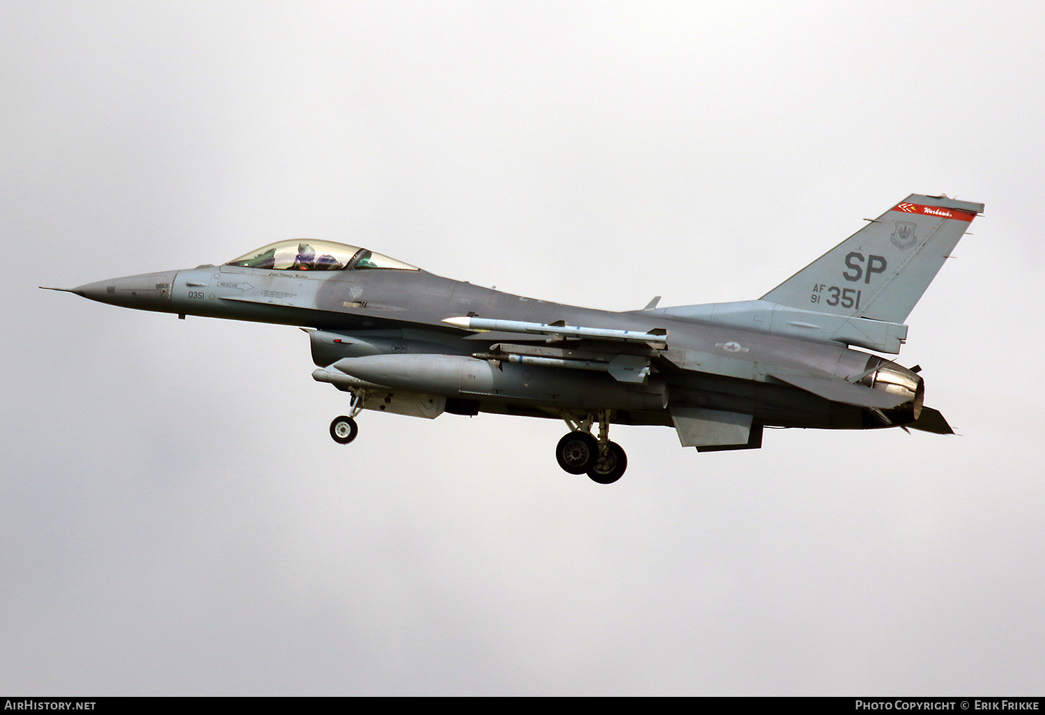 Aircraft Photo of 91-0351 / AF91-351 | General Dynamics F-16CM Fighting Falcon | USA - Air Force | AirHistory.net #362911