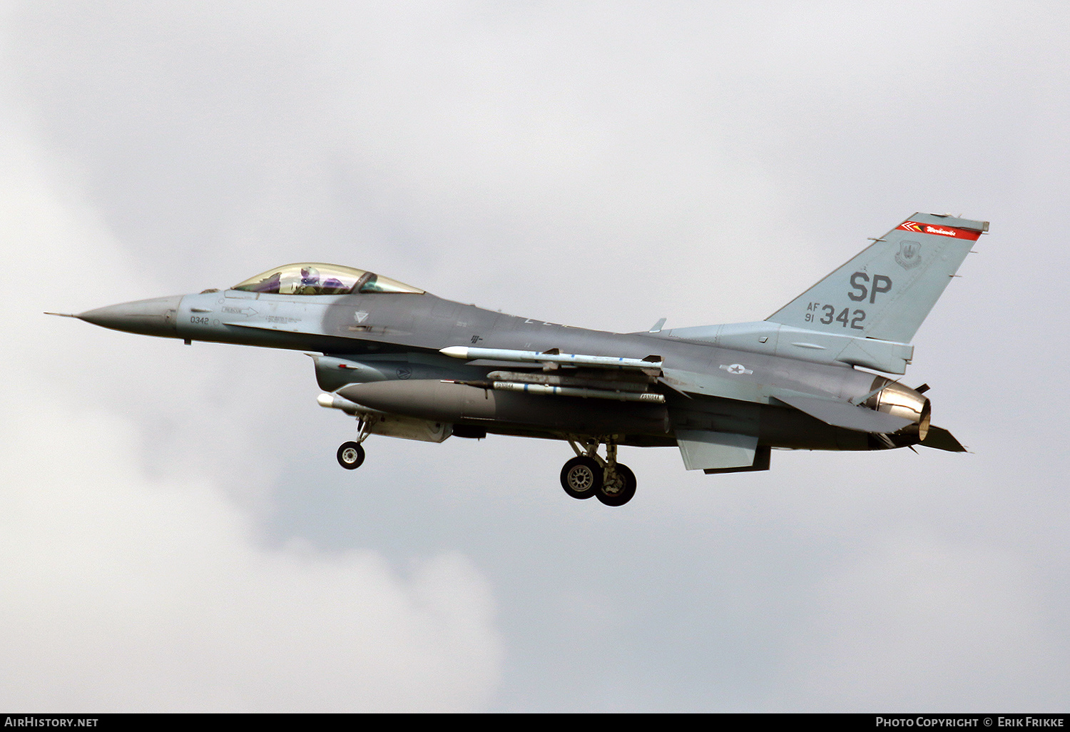 Aircraft Photo of 91-0342 / AF91-342 | General Dynamics F-16CM Fighting Falcon | USA - Air Force | AirHistory.net #362912