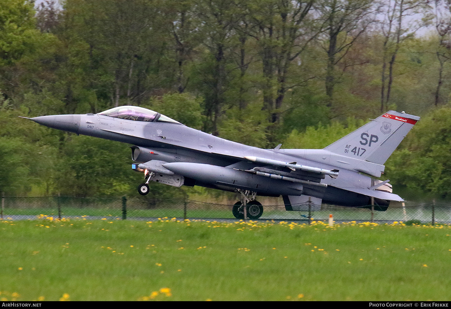 Aircraft Photo of 91-0417 / AF91-417 | General Dynamics F-16CM Fighting Falcon | USA - Air Force | AirHistory.net #362919