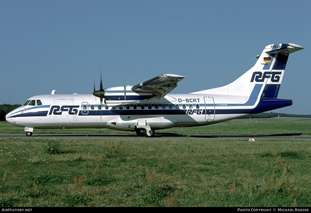 Aircraft Photo of D-BCRT | ATR ATR-42-300QC | RFG - Regionalflug | AirHistory.net #362954