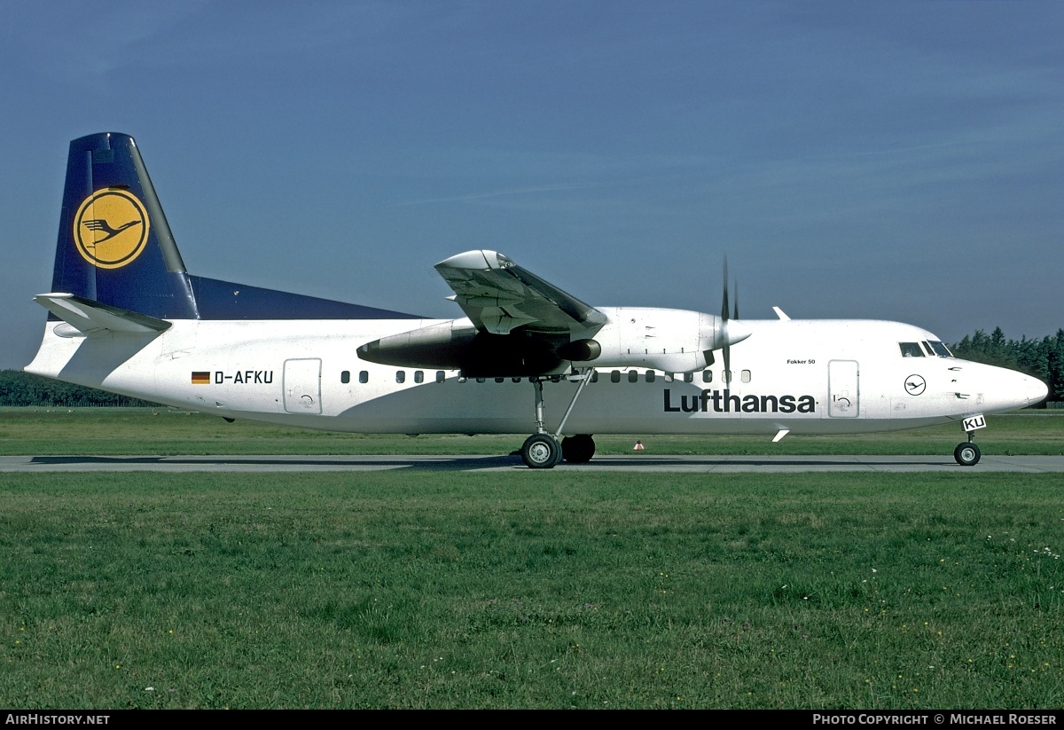 Aircraft Photo of D-AFKU | Fokker 50 | Lufthansa | AirHistory.net #362956