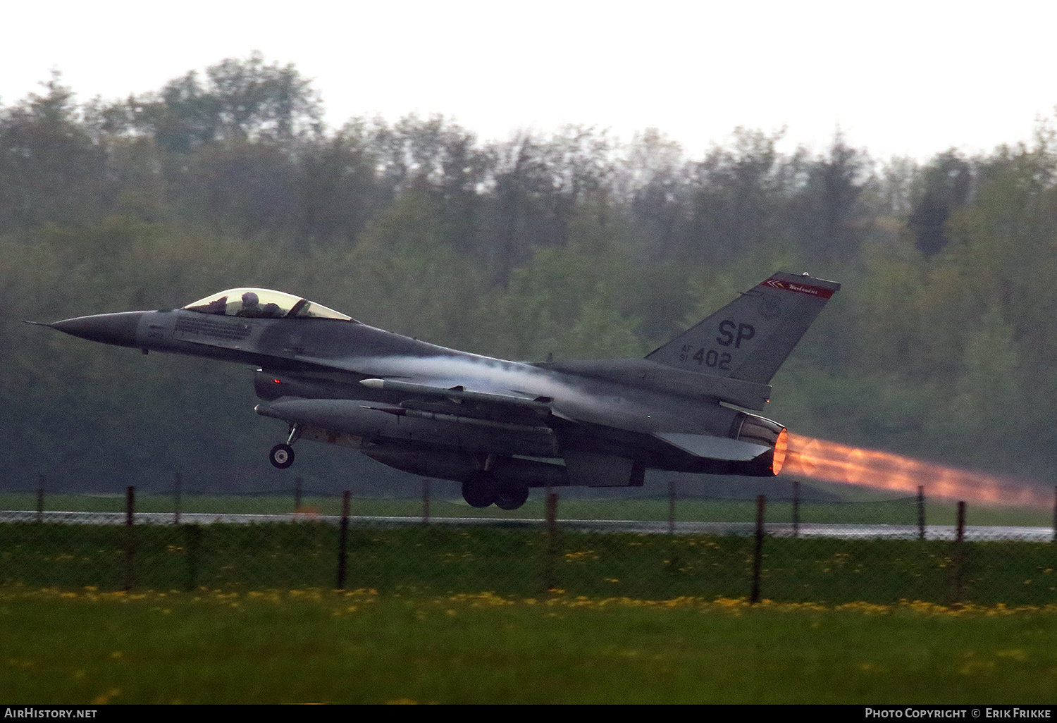 Aircraft Photo of 91-0402 / AF91-402 | Lockheed F-16CM Fighting Falcon | USA - Air Force | AirHistory.net #362965