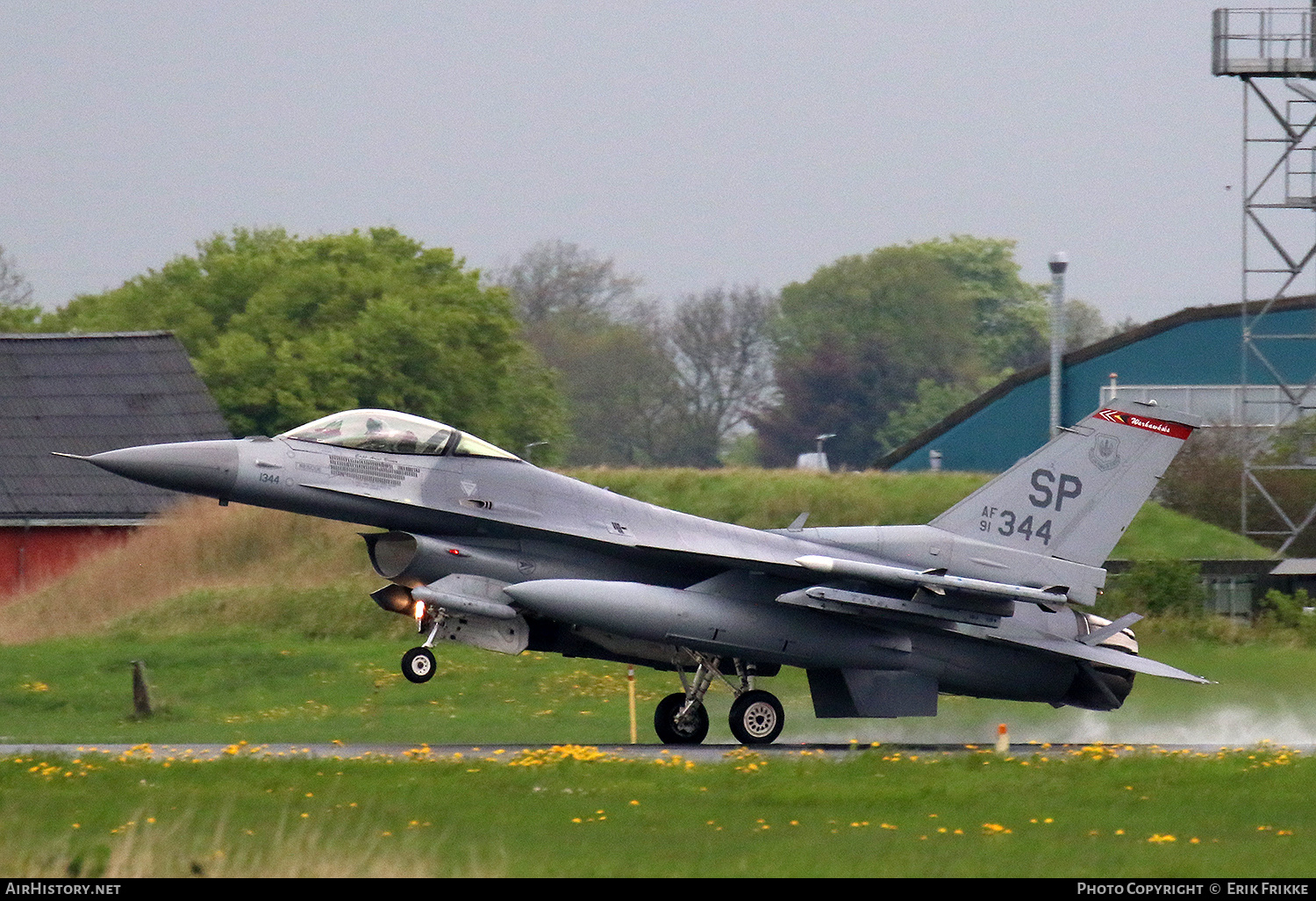 Aircraft Photo of 91-0344 / AF91-344 | General Dynamics F-16CM Fighting Falcon | USA - Air Force | AirHistory.net #362967