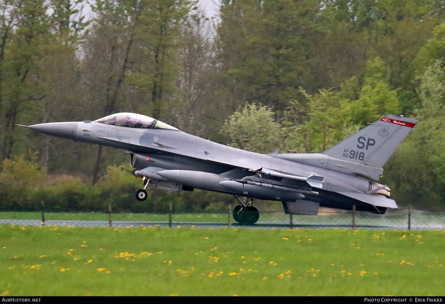 Aircraft Photo of 92-3918 / AF92-918 | Lockheed F-16CM Fighting Falcon | USA - Air Force | AirHistory.net #362969