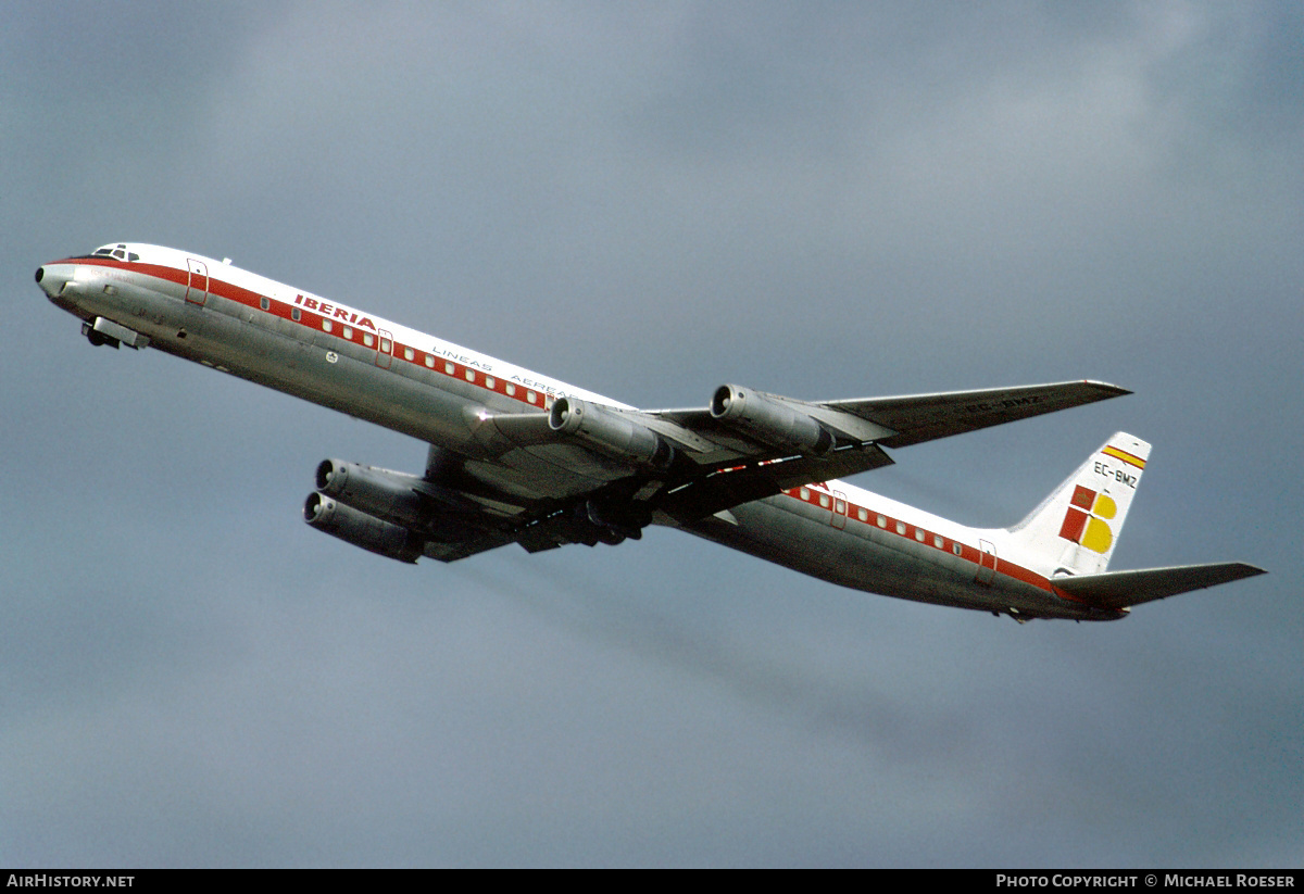 Aircraft Photo of EC-BMZ | McDonnell Douglas DC-8-63CF | Iberia | AirHistory.net #362987