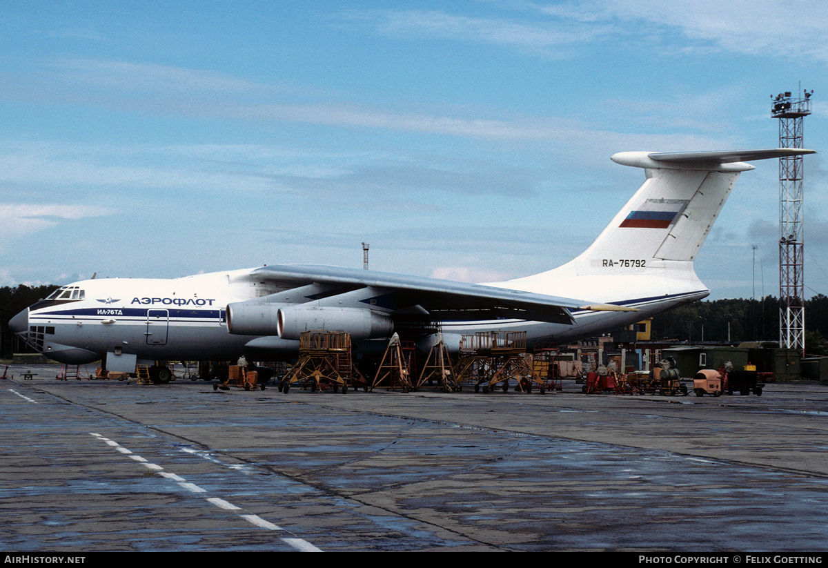 Aircraft Photo of RA-76792 | Ilyushin Il-76TD | Aeroflot | AirHistory.net #362998