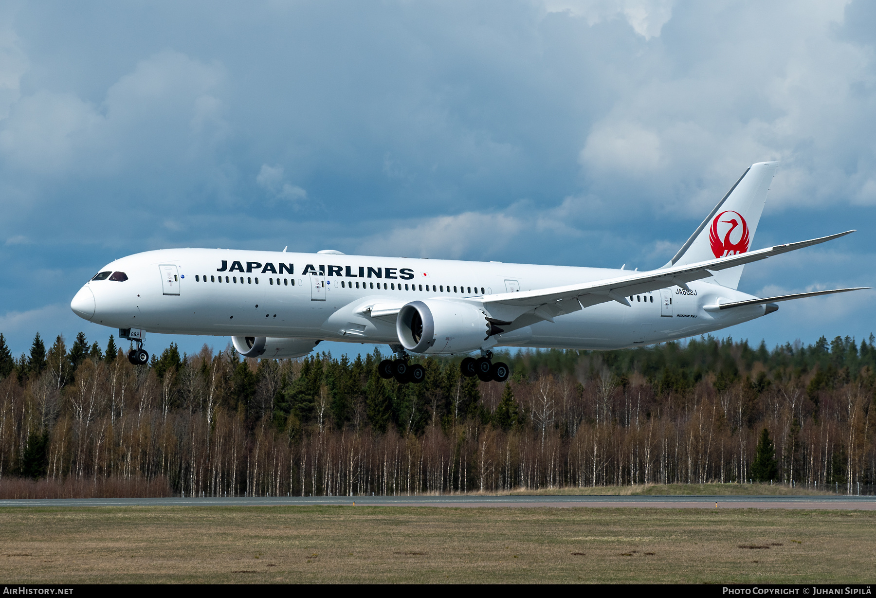 Aircraft Photo of JA882J | Boeing 787-9 Dreamliner | Japan Airlines - JAL | AirHistory.net #363030