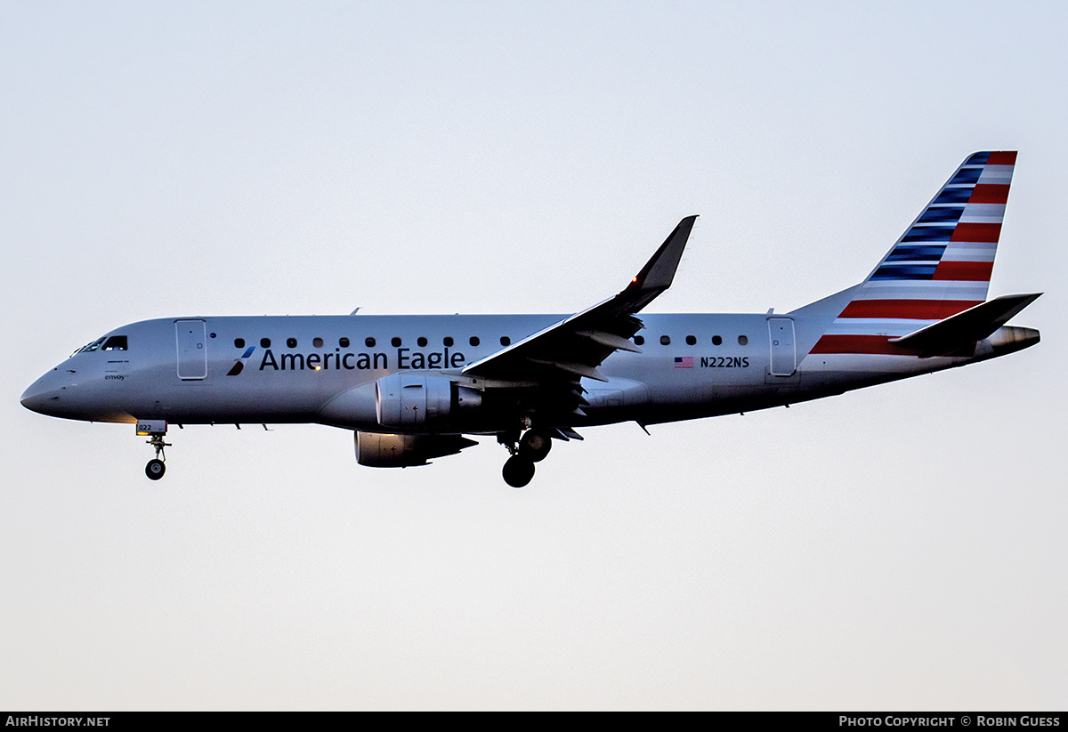 Aircraft Photo of N222NS | Embraer 175LR (ERJ-170-200LR) | American Eagle | AirHistory.net #363067