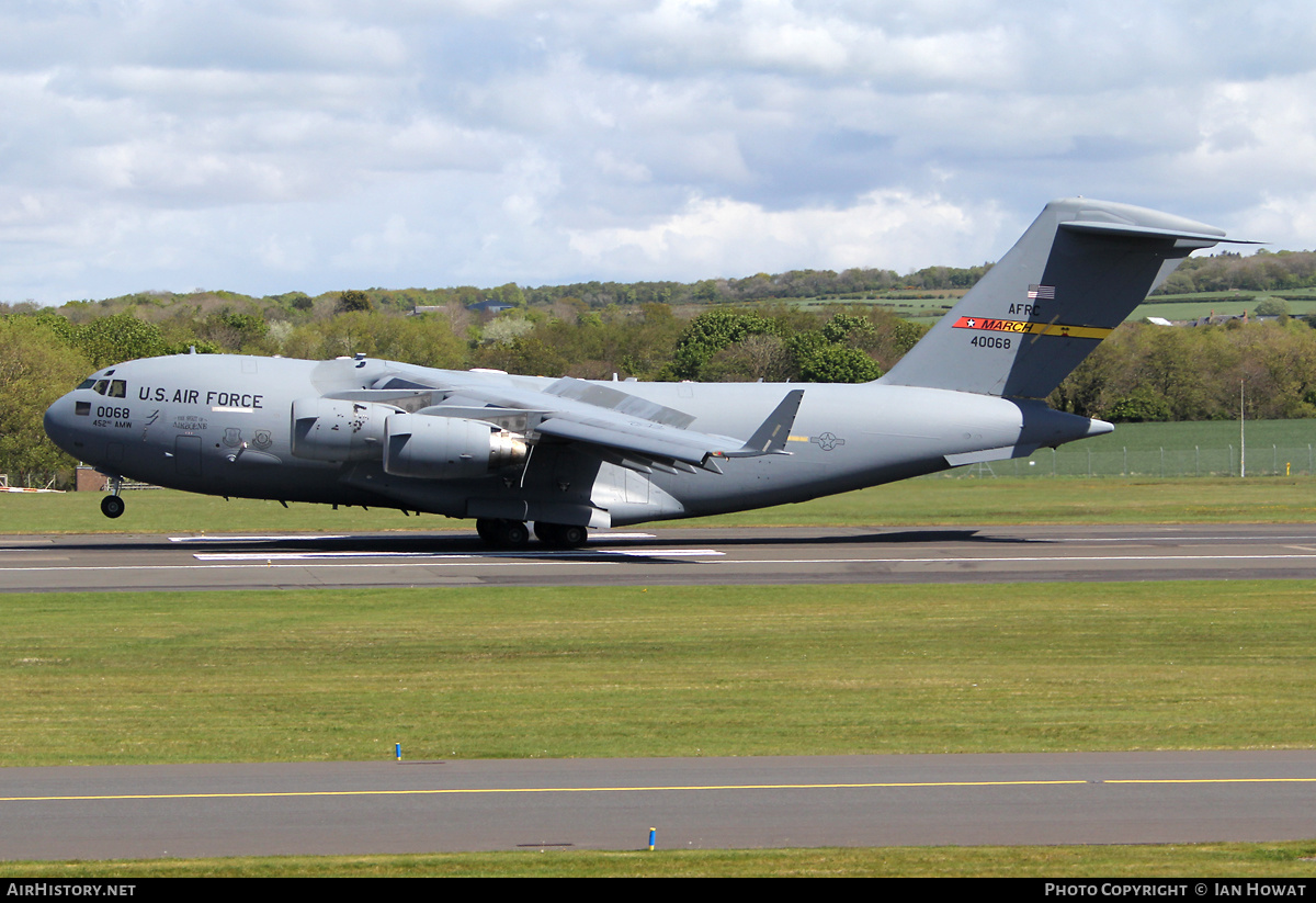 Aircraft Photo of 94-0068 / 40068 | McDonnell Douglas C-17A Globemaster III | USA - Air Force | AirHistory.net #363073