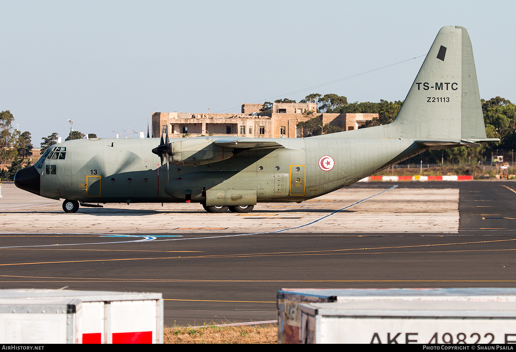 Aircraft Photo of Z21113 / TS-MTC | Lockheed C-130B Hercules (L-282) | Tunisia - Air Force | AirHistory.net #363114