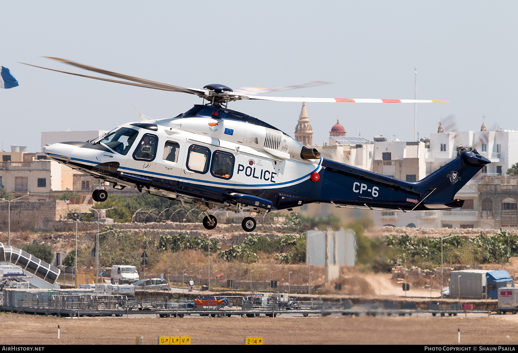 Aircraft Photo of CP-6 | AgustaWestland AW-139 | Cyprus - Police | AirHistory.net #363119