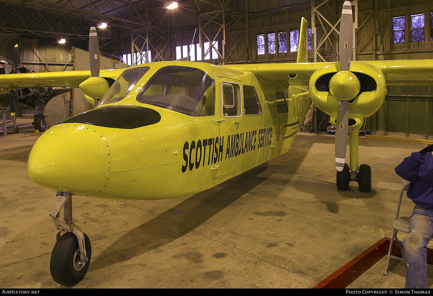 Aircraft Photo of G-BELF | Britten-Norman BN-2A-26 Islander | Scottish Ambulance Service | AirHistory.net #363138