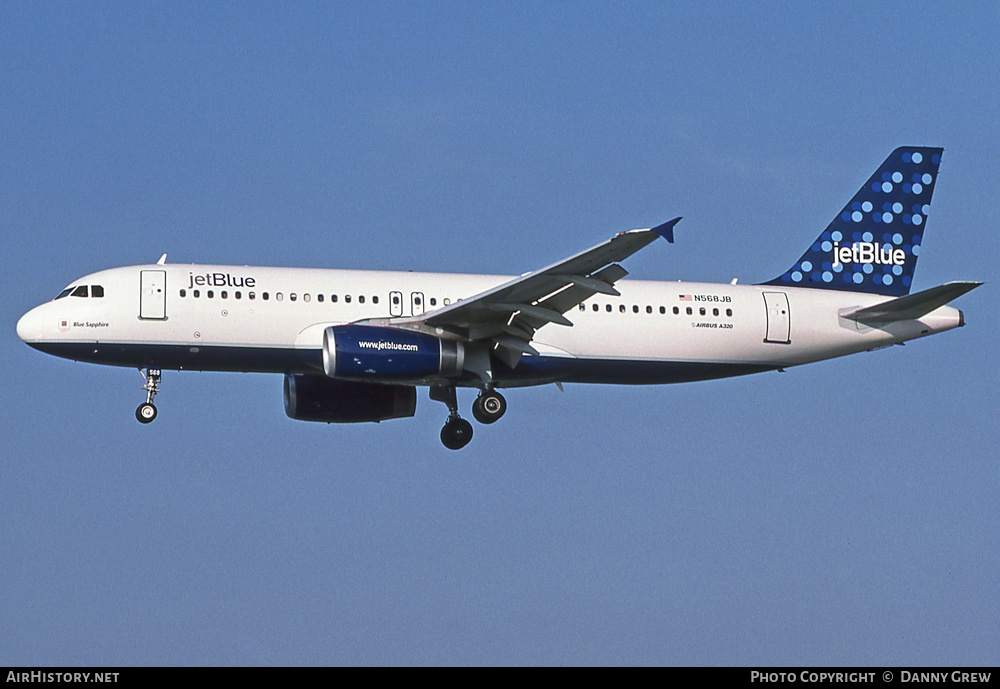 Aircraft Photo of N568JB | Airbus A320-232 | JetBlue Airways | AirHistory.net #363149