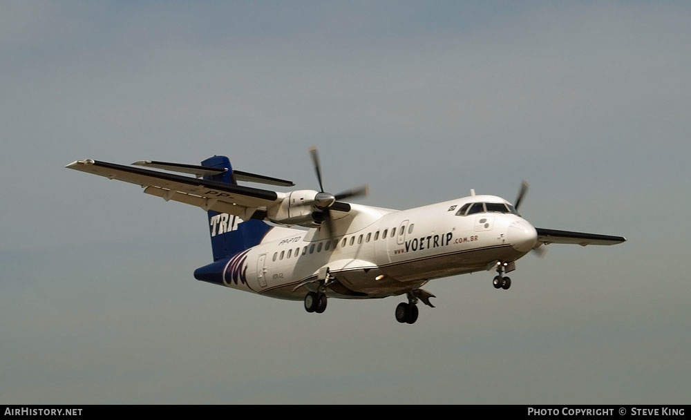 Aircraft Photo of PP-PTD | ATR ATR-42-420 | TRIP Linhas Aéreas | AirHistory.net #363185