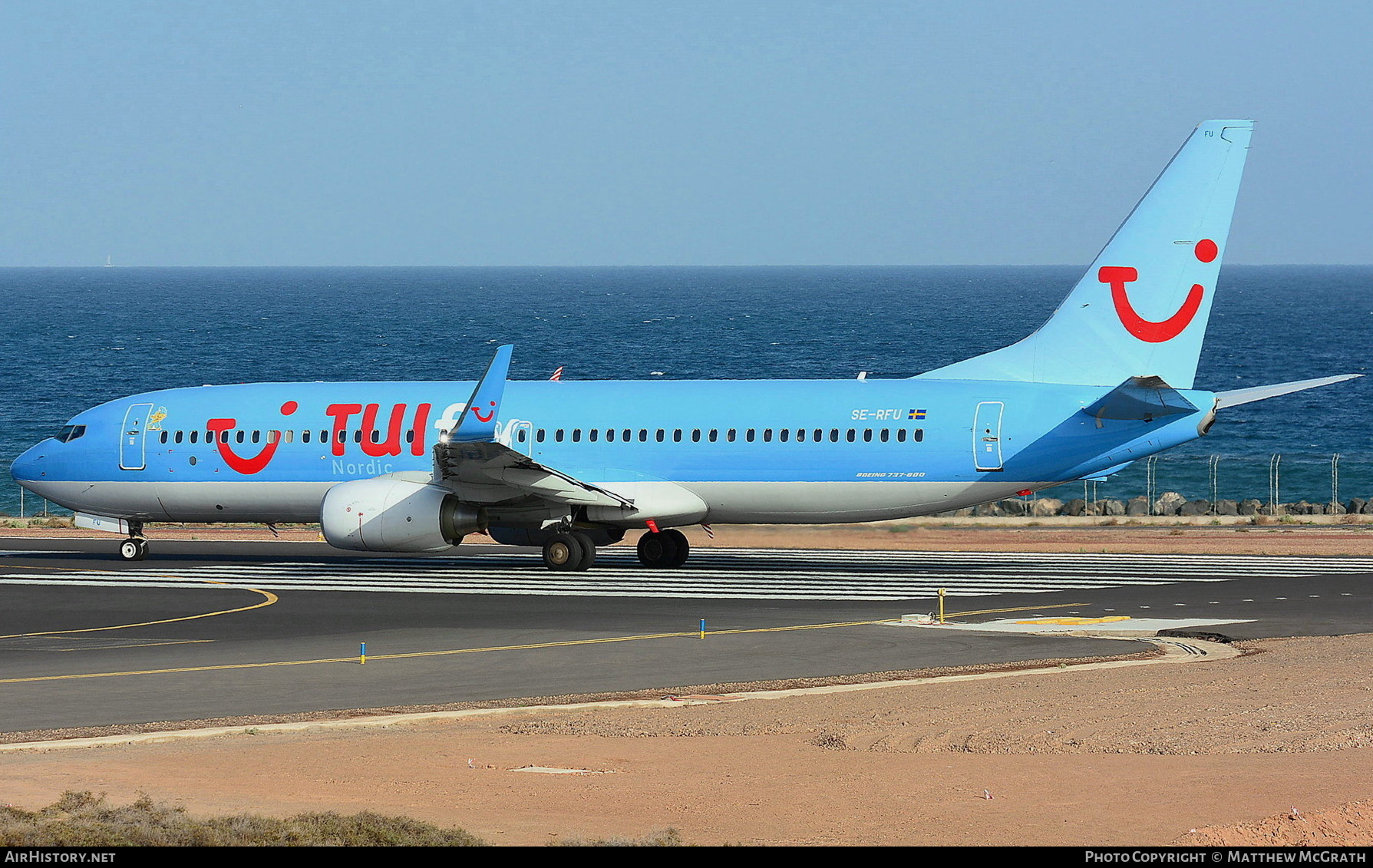 Aircraft Photo of SE-RFU | Boeing 737-8K5 | TUIfly Nordic | AirHistory.net #363216