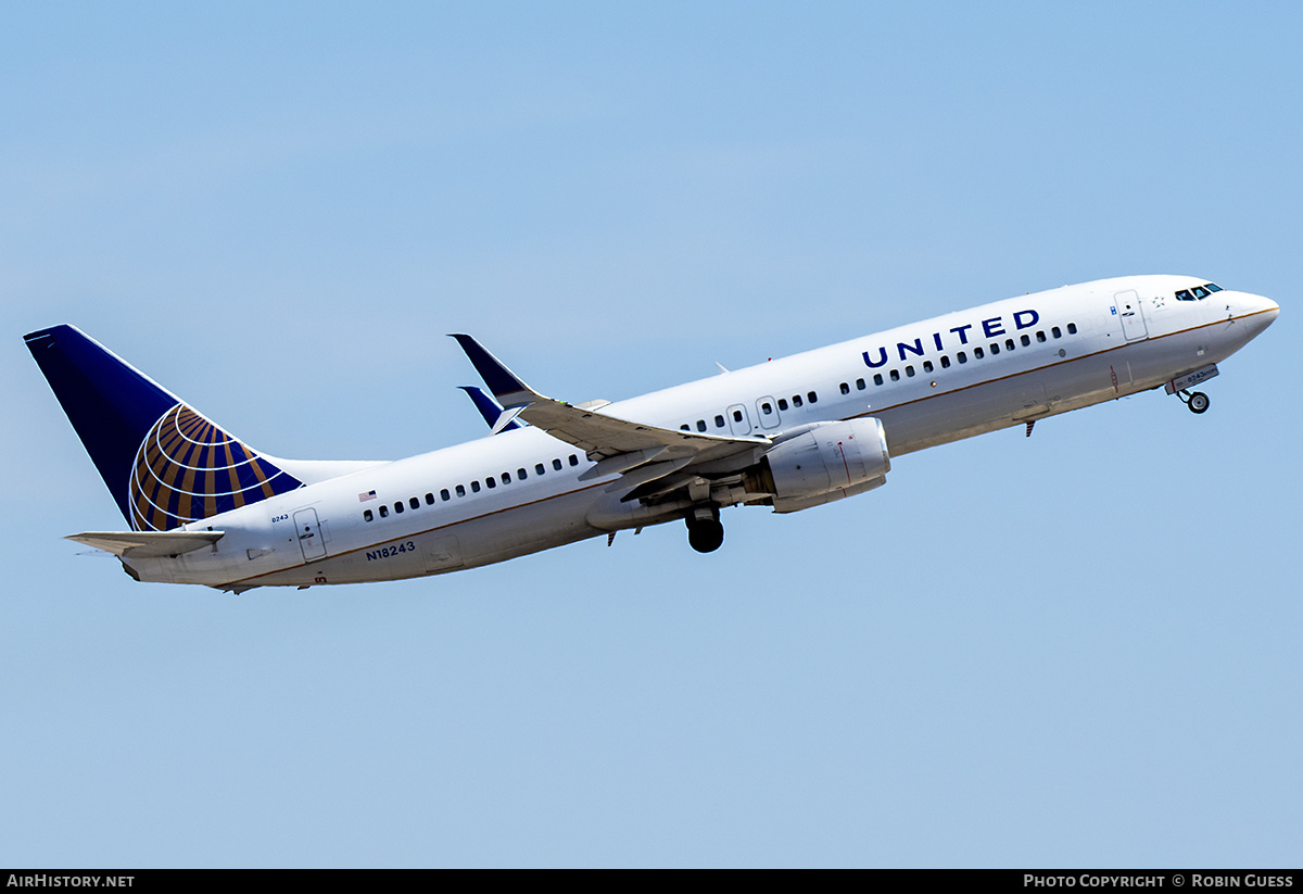 Aircraft Photo of N18243 | Boeing 737-824 | United Airlines | AirHistory.net #363229