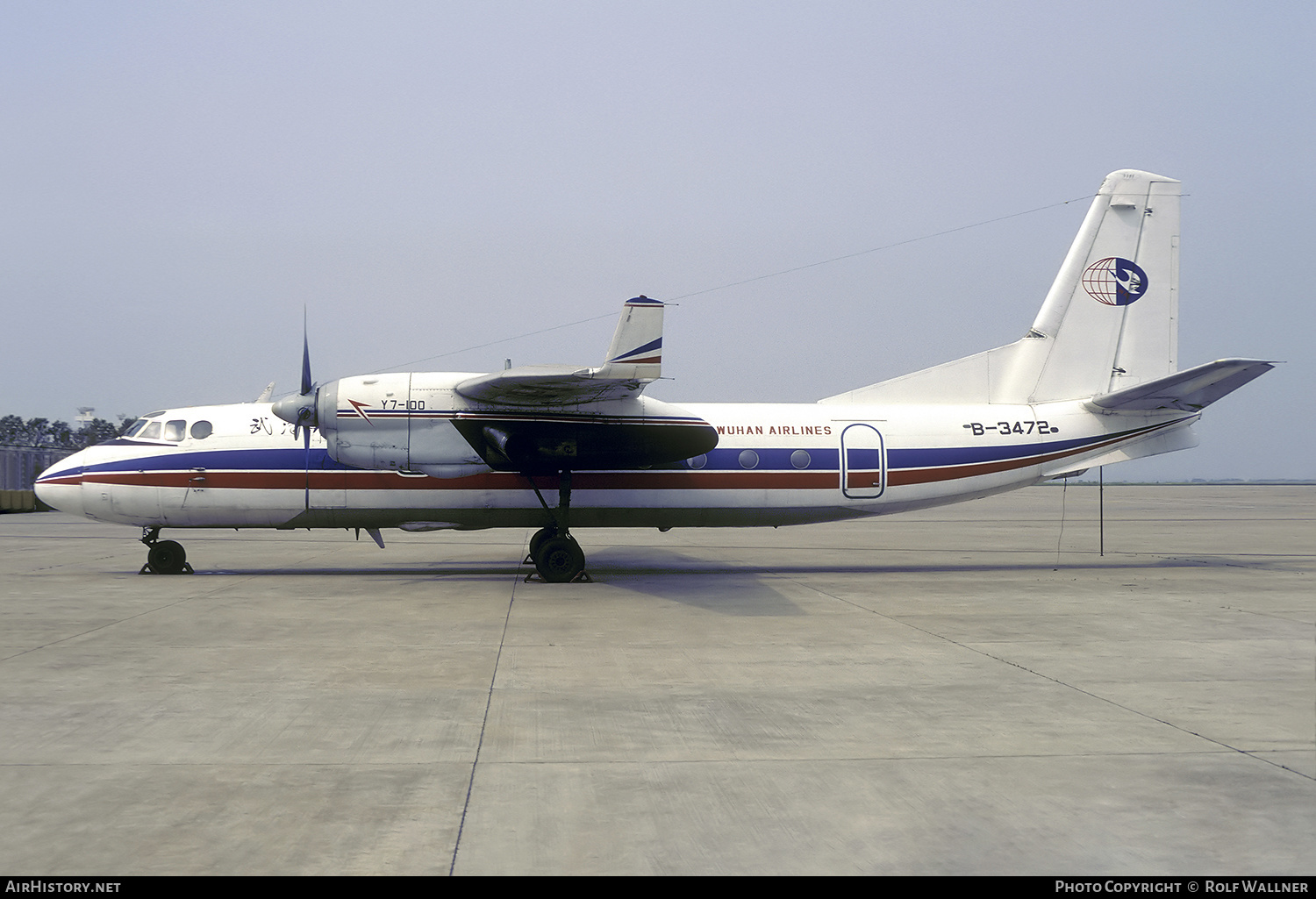 Aircraft Photo of B-3472 | Xian Y7-100 | Wuhan Airlines | AirHistory.net #363241