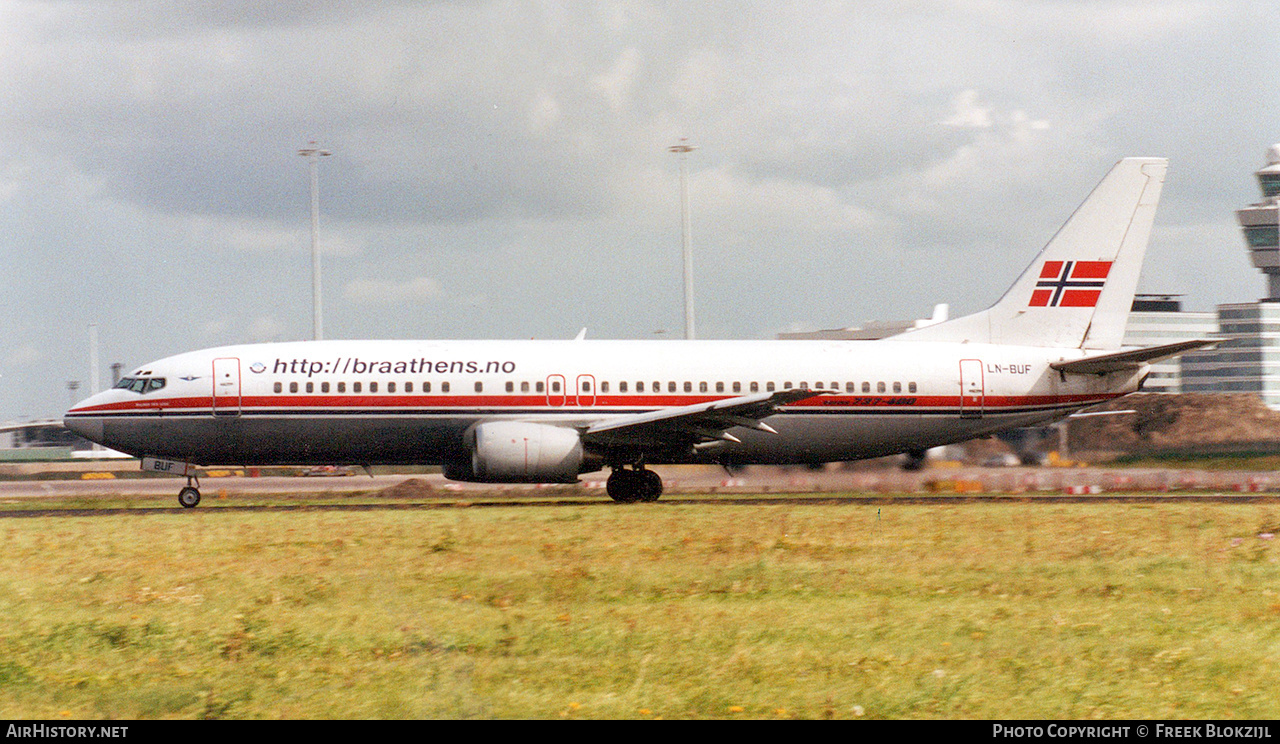 Aircraft Photo of LN-BUF | Boeing 737-405 | Braathens SAFE | AirHistory.net #363255