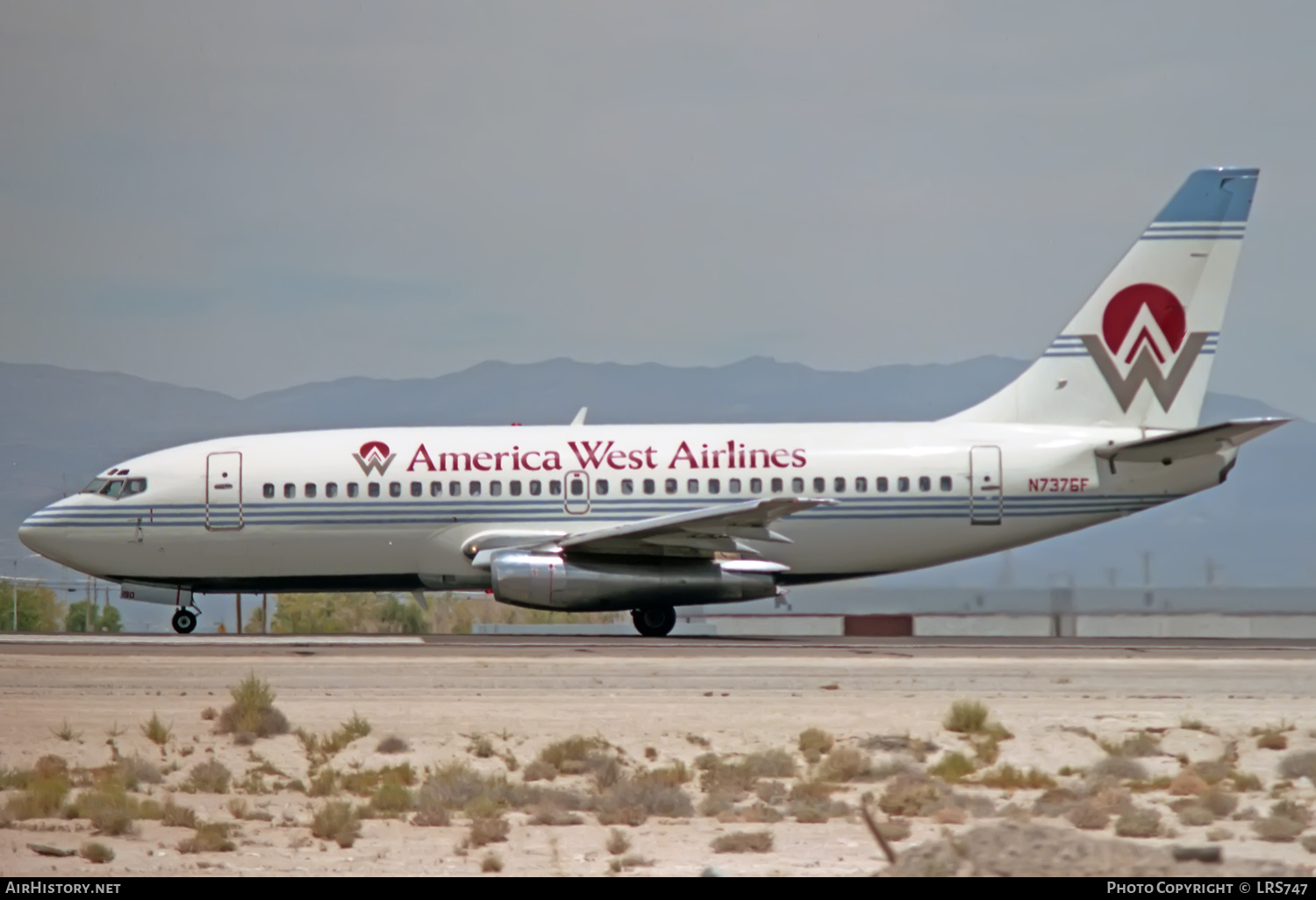 Aircraft Photo of N7376F | Boeing 737-291 | America West Airlines | AirHistory.net #363281