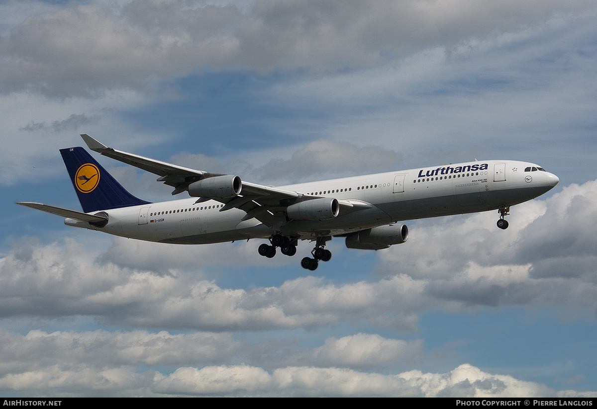 Aircraft Photo of D-AIGM | Airbus A340-313 | Lufthansa | AirHistory.net #363298