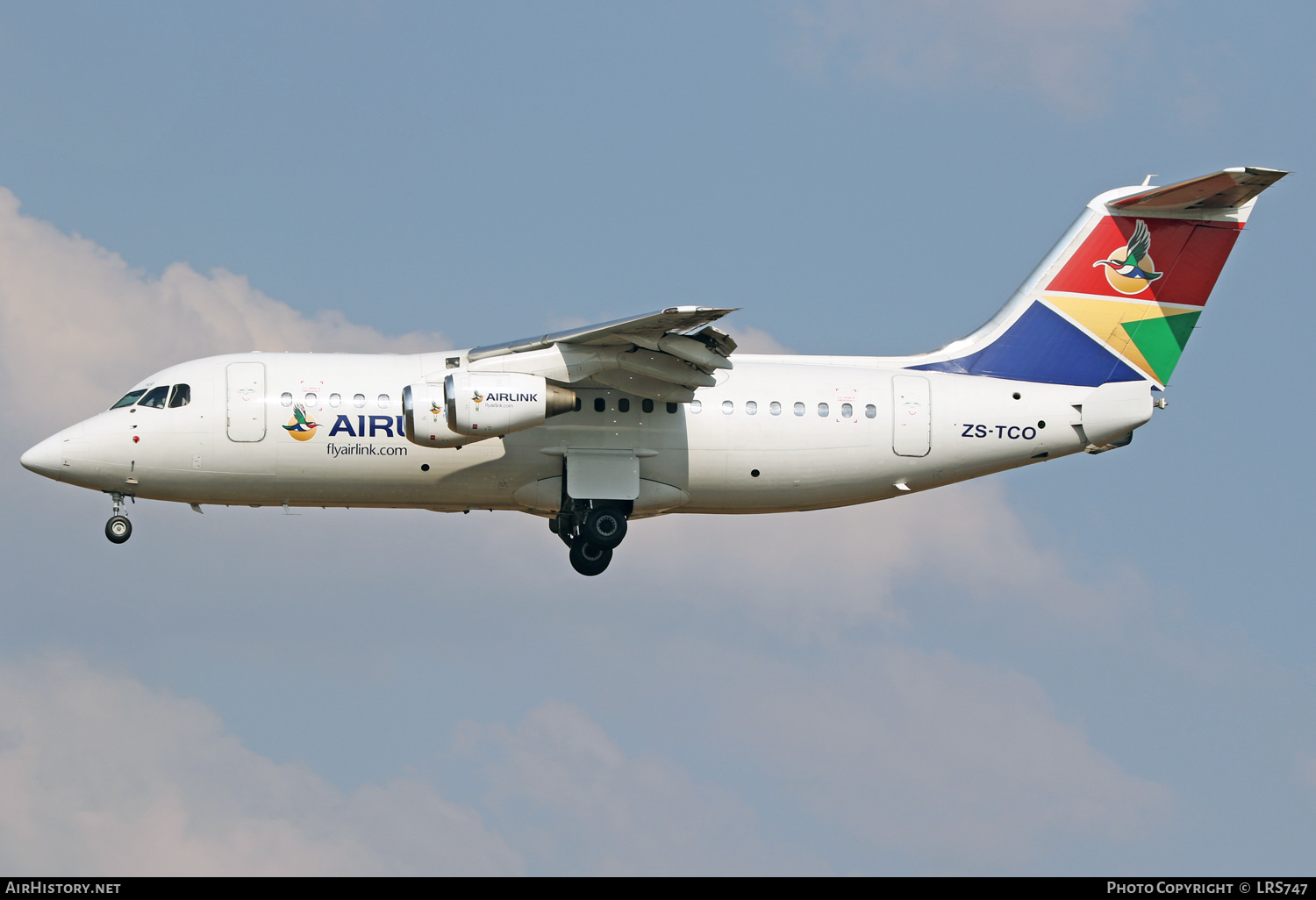 Aircraft Photo of ZS-TCO | BAE Systems Avro 146-RJ85 | Airlink | AirHistory.net #363312