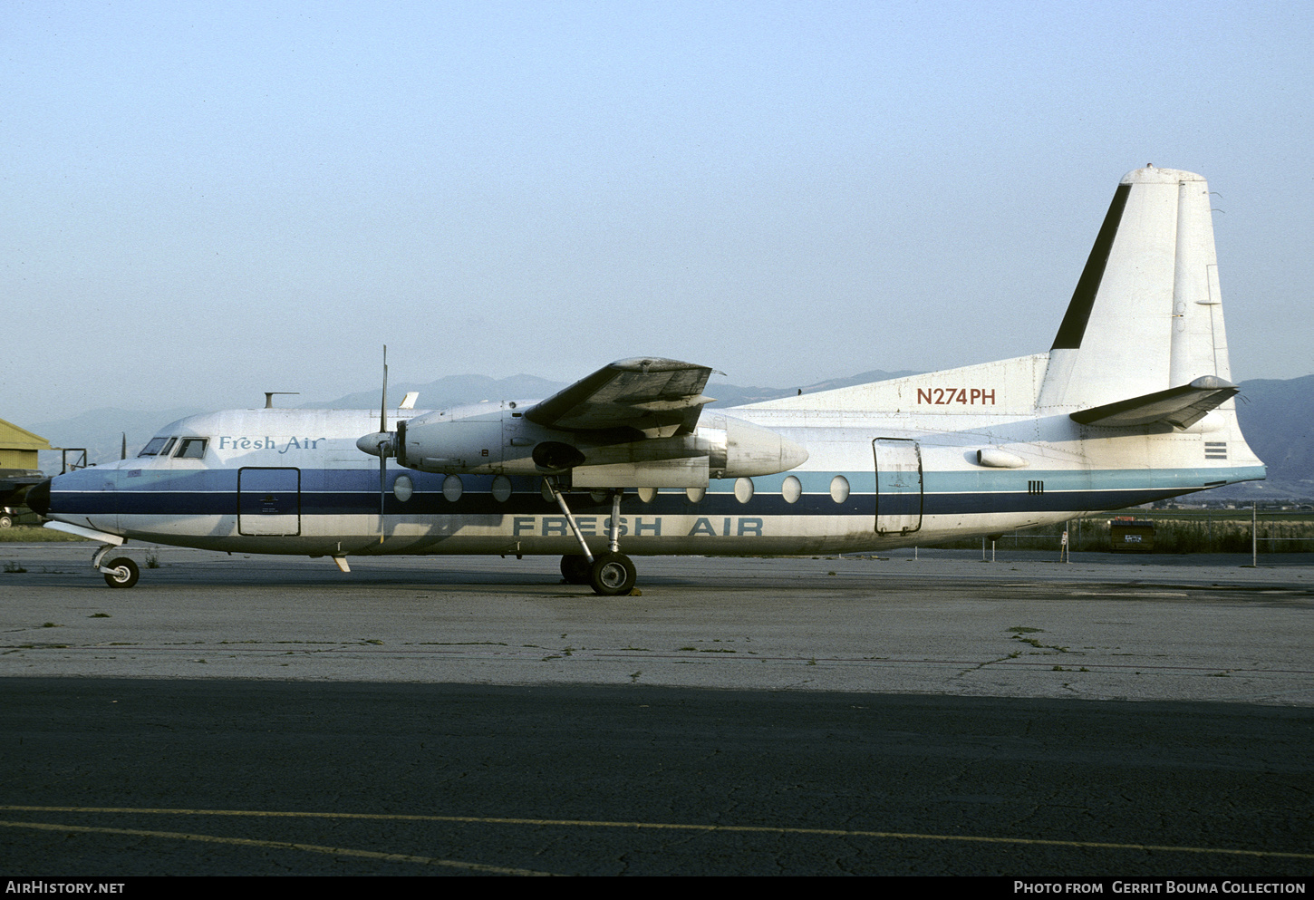 Aircraft Photo of N274PH | Fairchild F-27J | Fresh Air | AirHistory.net #363317